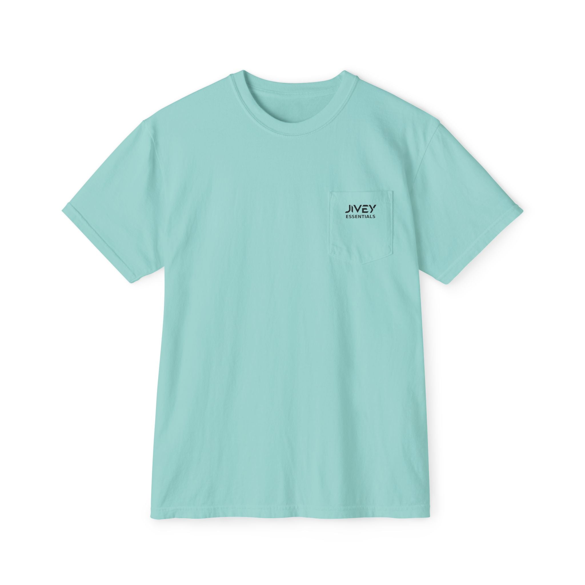 JIVEY Essentials Unisex Garment-Dyed Pocket T-Shirt