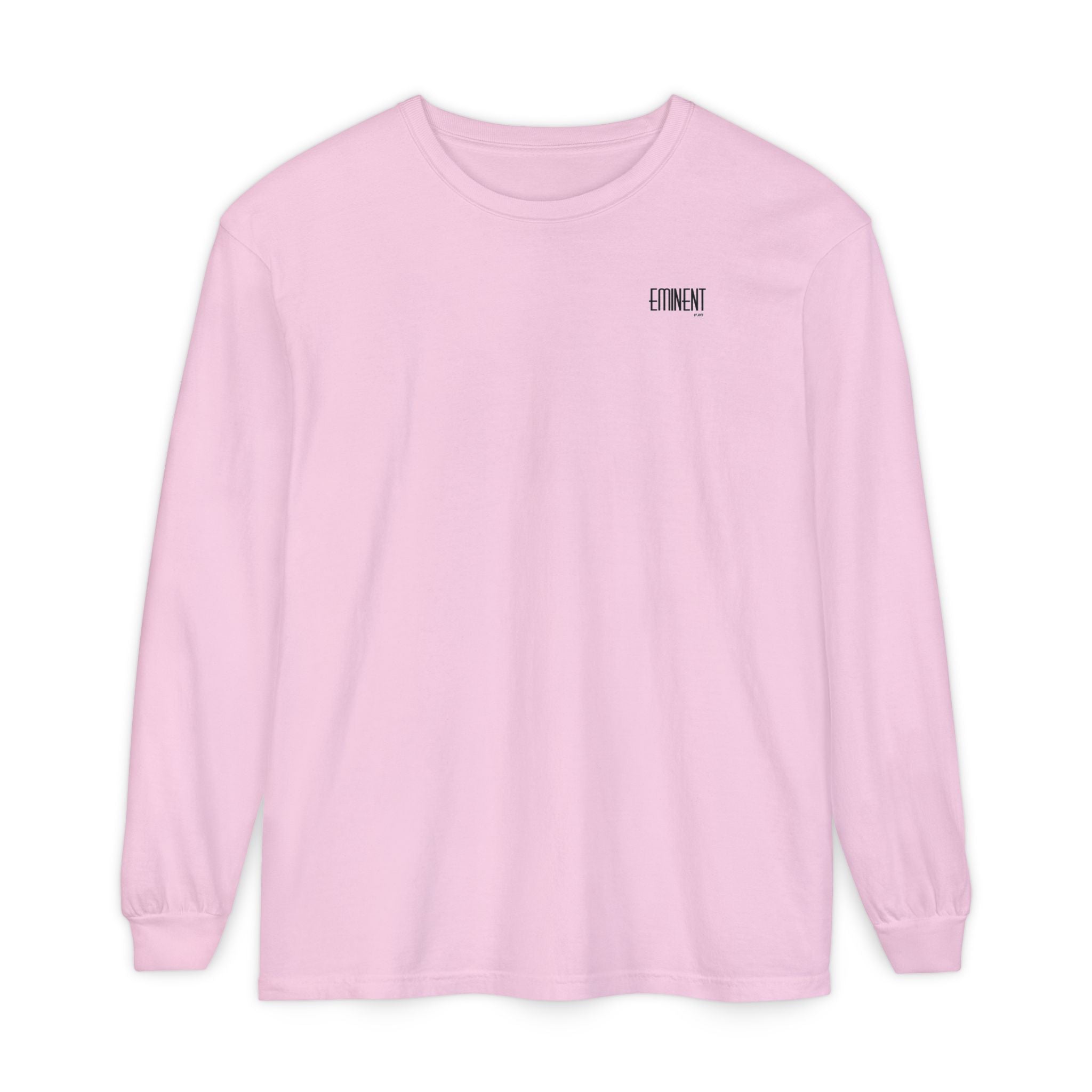 JIVEY Eminent Unisex Garment-dyed Long Sleeve Shirt