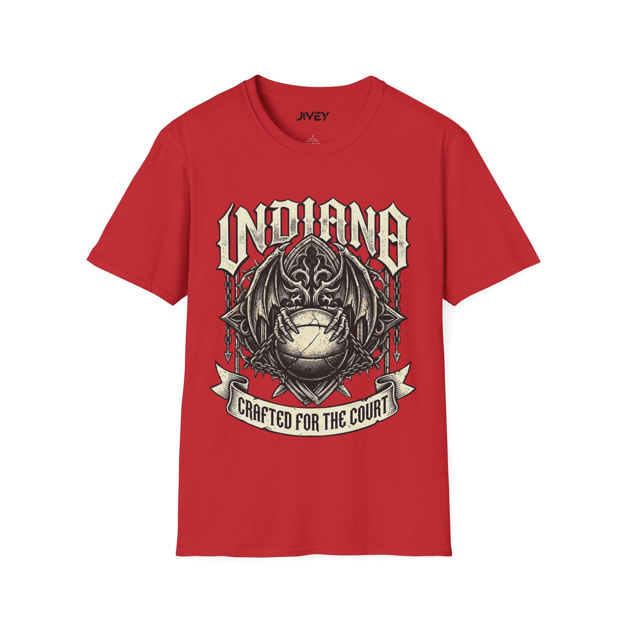 Indiana Crafted for The Court RedTee