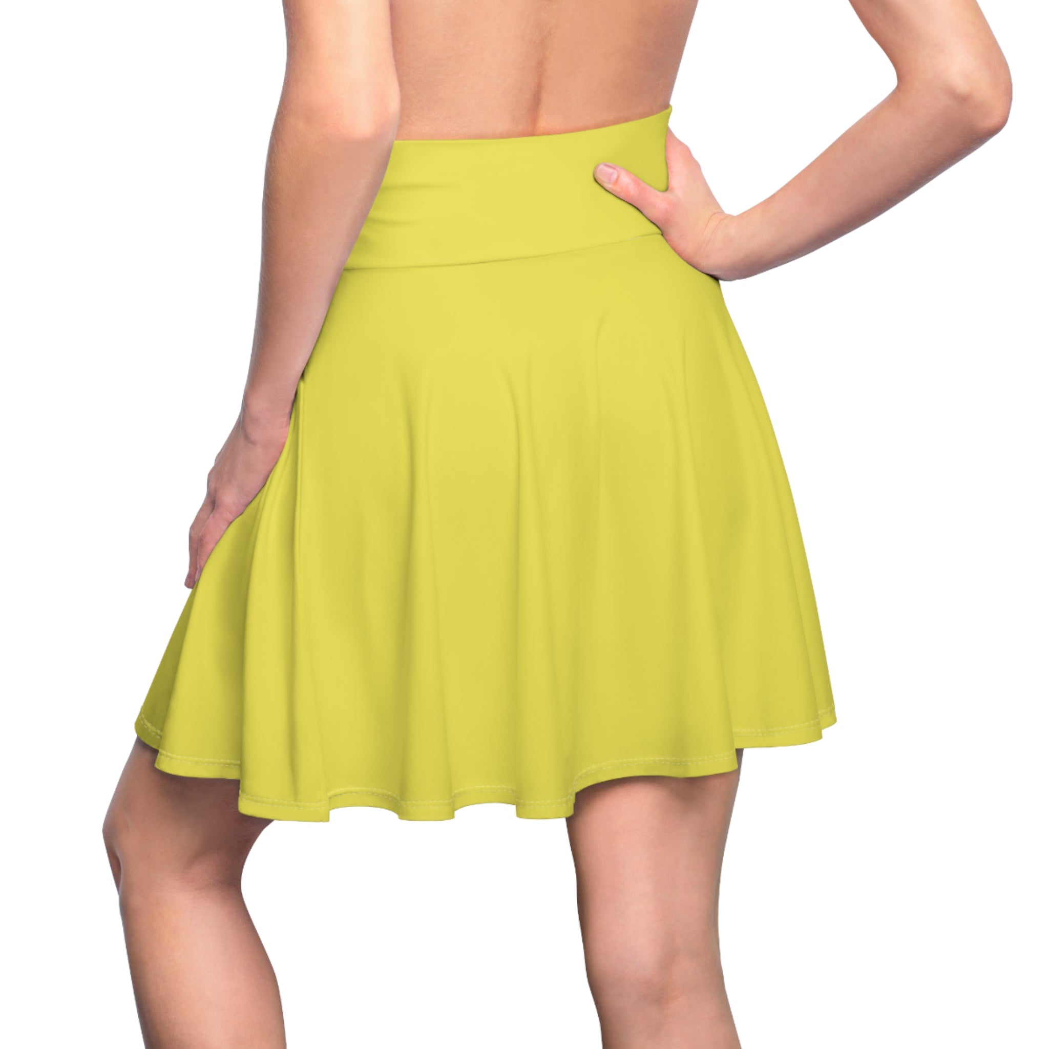 JIVEY Eminent Soft Versatile-fit Lemon Skater Skirt
