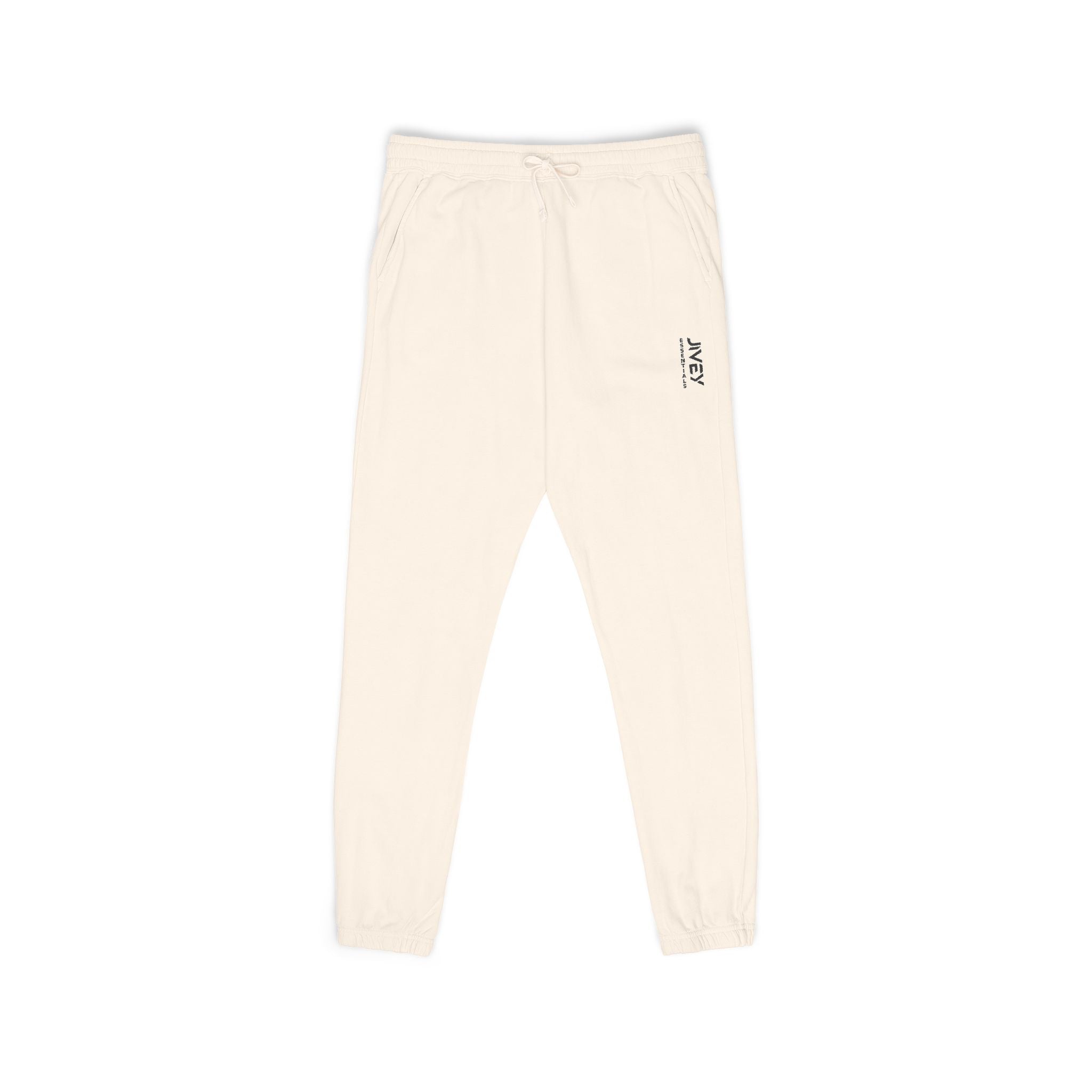 JIVEY Essentials Unisex Garment-Dyed Fleece Cotton Sweatpants