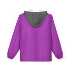 JIVEY Essentials Unisex Light-fabric Windbreaker Orchid Purple Jacket