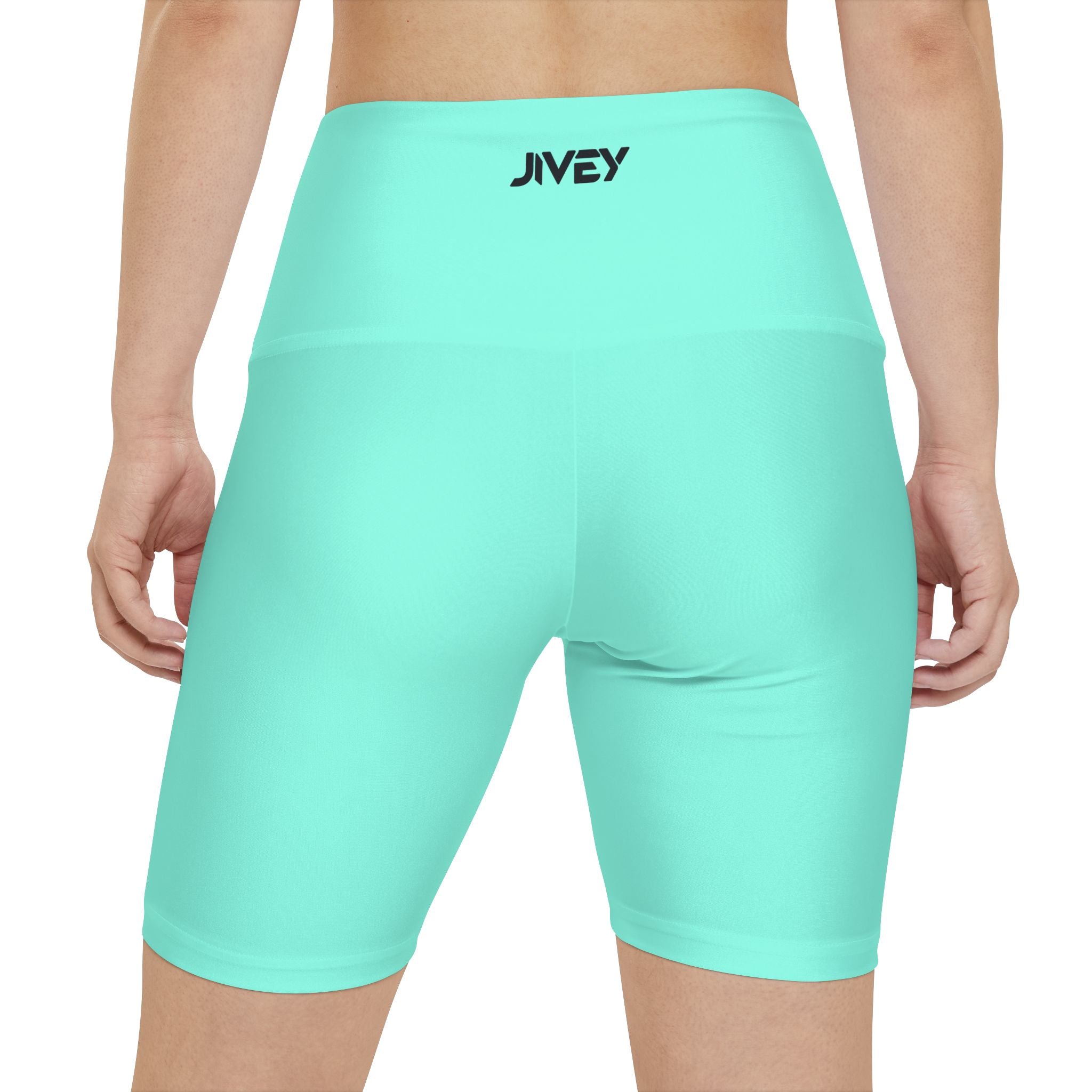 JIVEY Essentials Women's Comfy-fit Light Aquamarine Workout Shorts