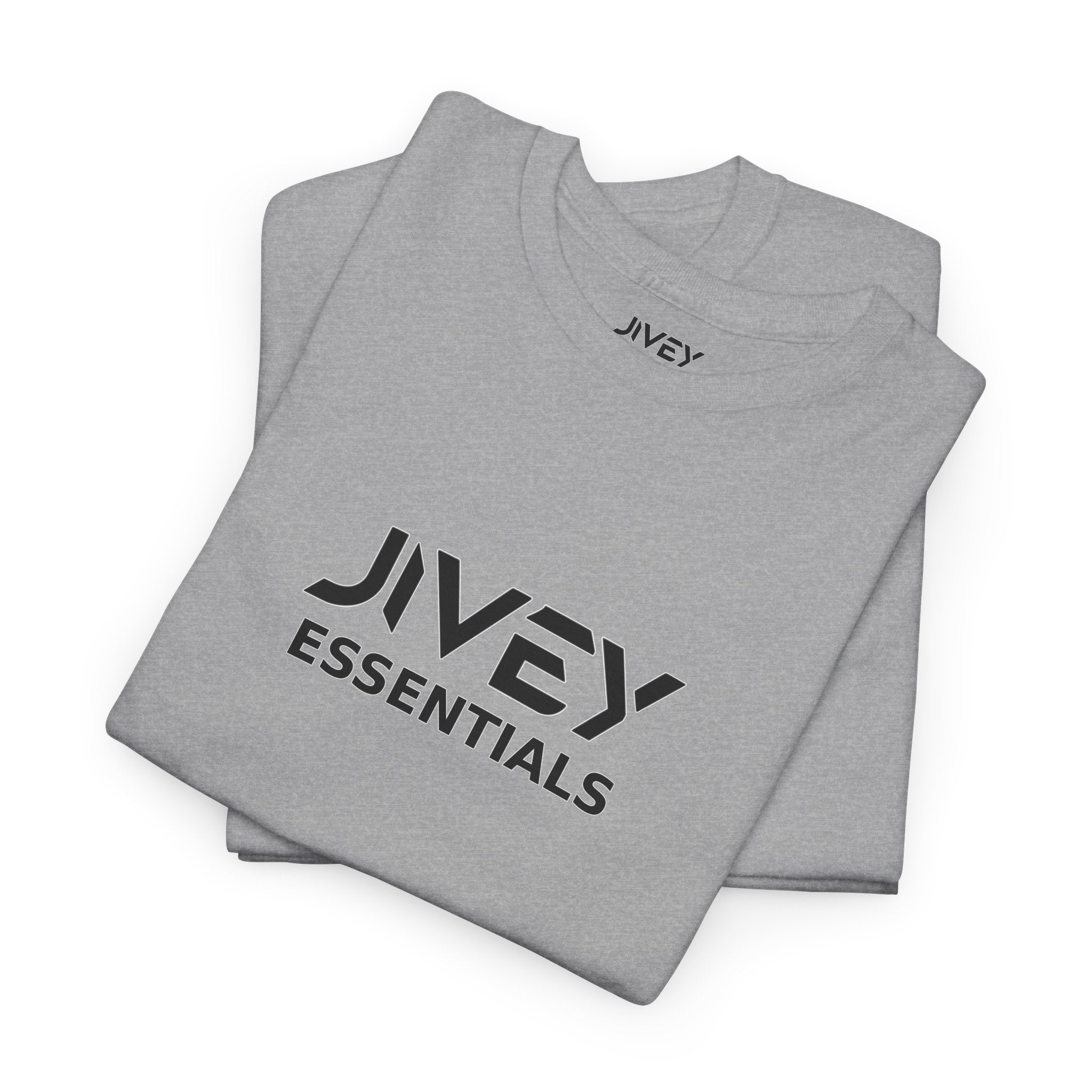 JIVEY Essentials Unisex Heavy Cotton Durable Washable Tee