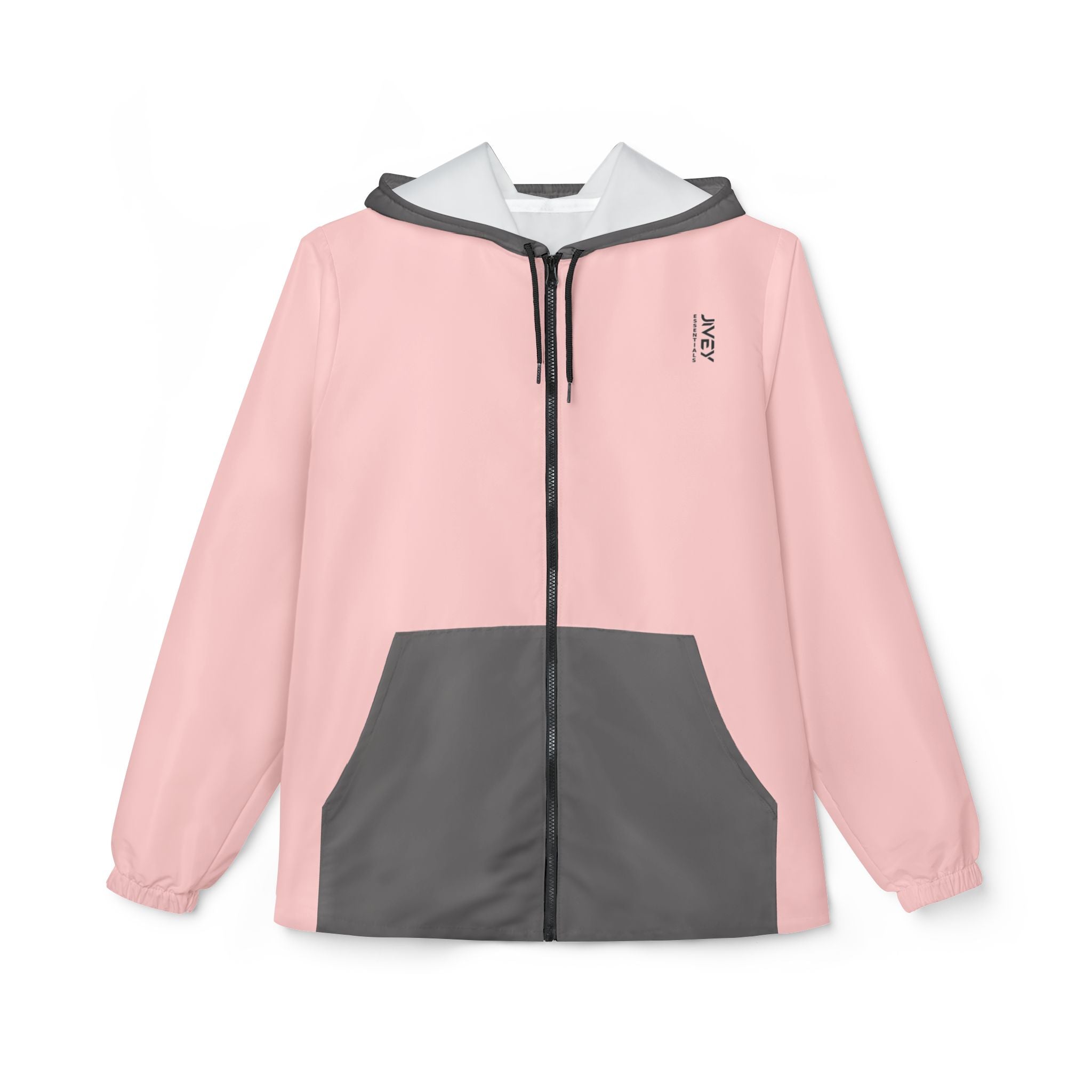 JIVEY Essentials Unisex Light-fabric Windbreaker Light Rose Jacket