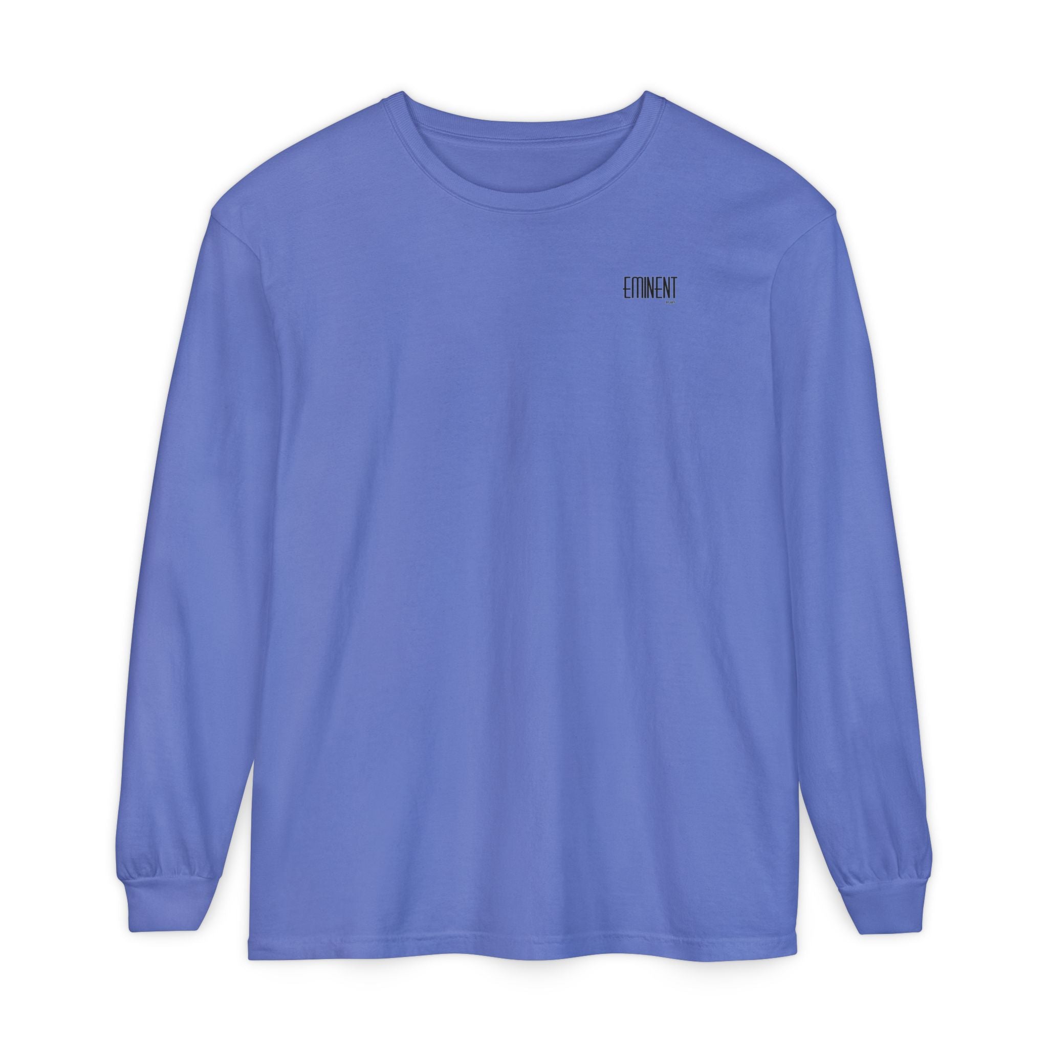 JIVEY Eminent Unisex Garment-dyed Long Sleeve Shirt