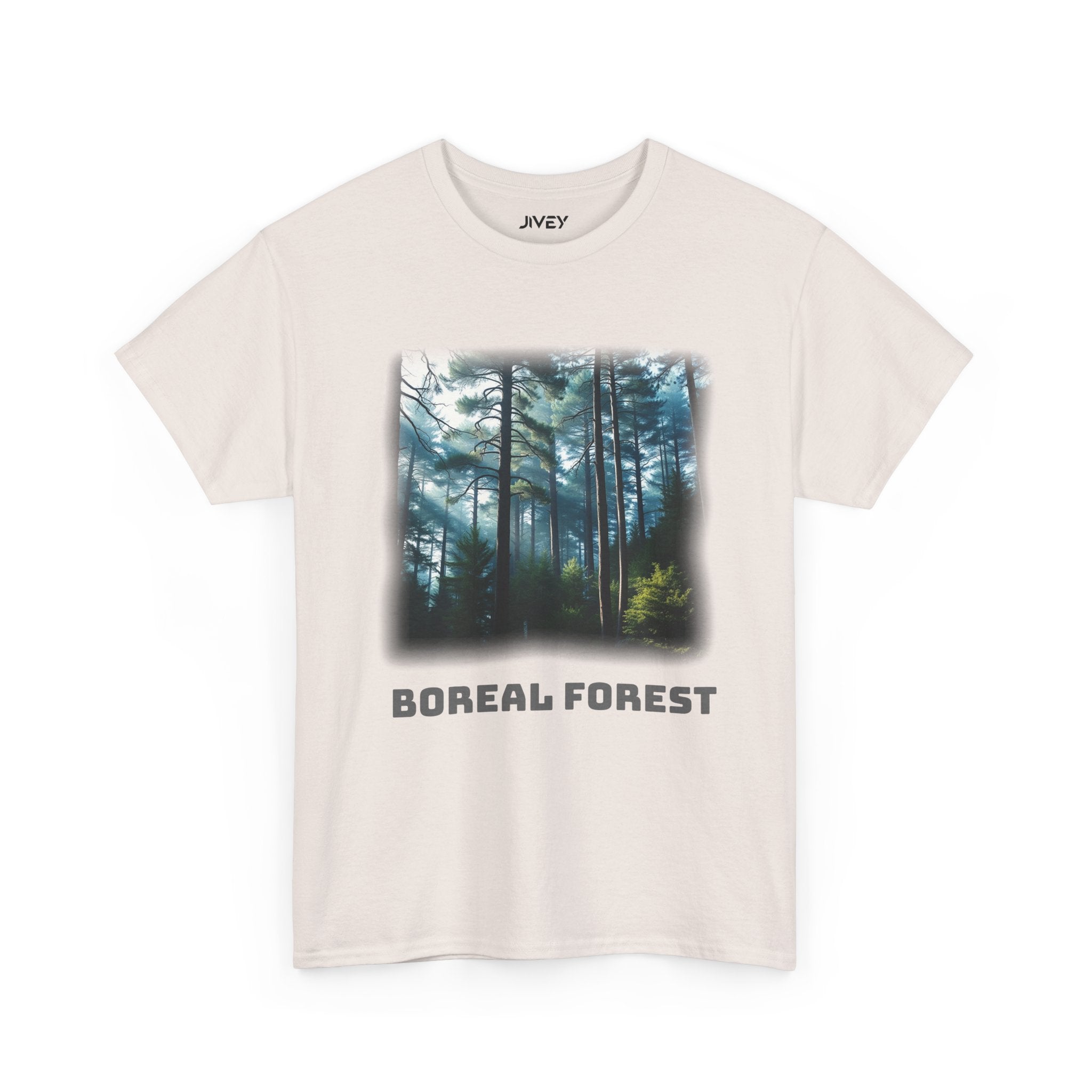 Boreal Forest Canadian Identity Unisex Heavy Cotton Tee