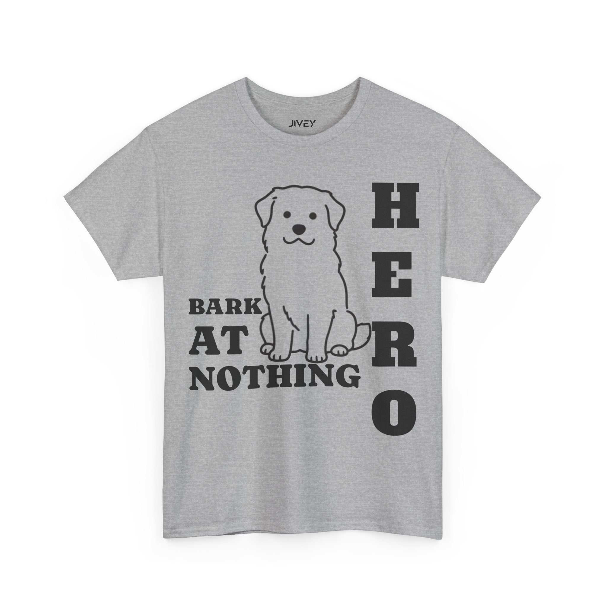 Single Line Pet Art Style Heavy Cotton Tee