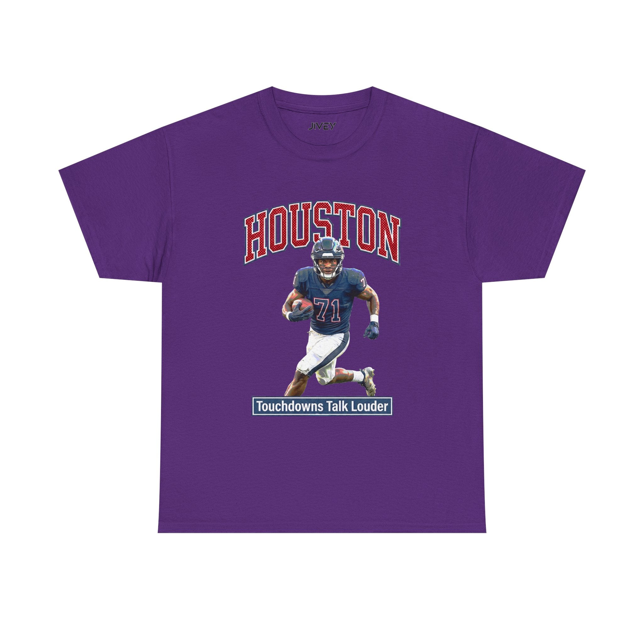 Huston Talk Louder Football T-shirt