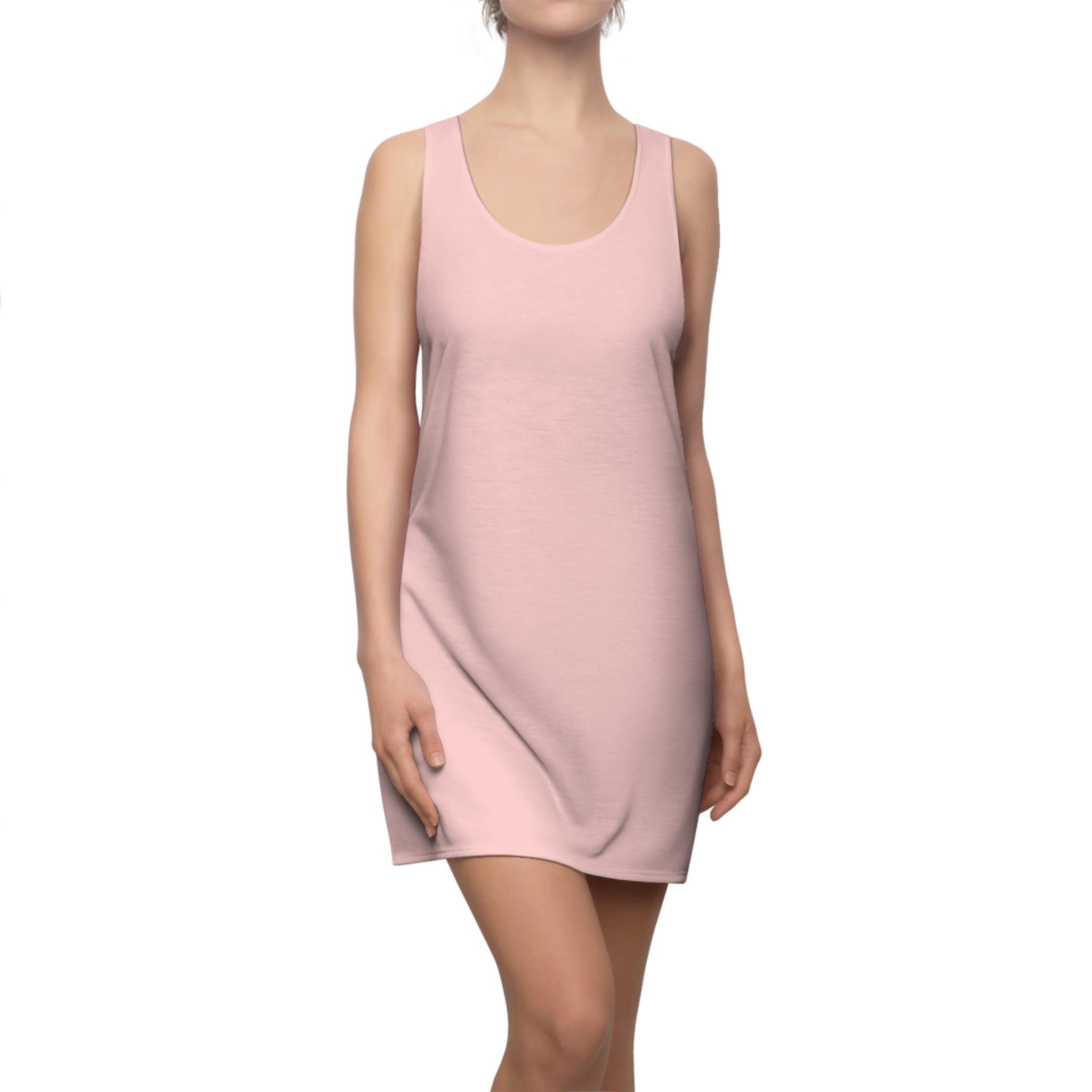 JIVEY Eminent Light-fabric Sporty-fit Light Rose Racerback Dress