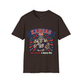 Kansas Heavy Hits Football Dark Tee