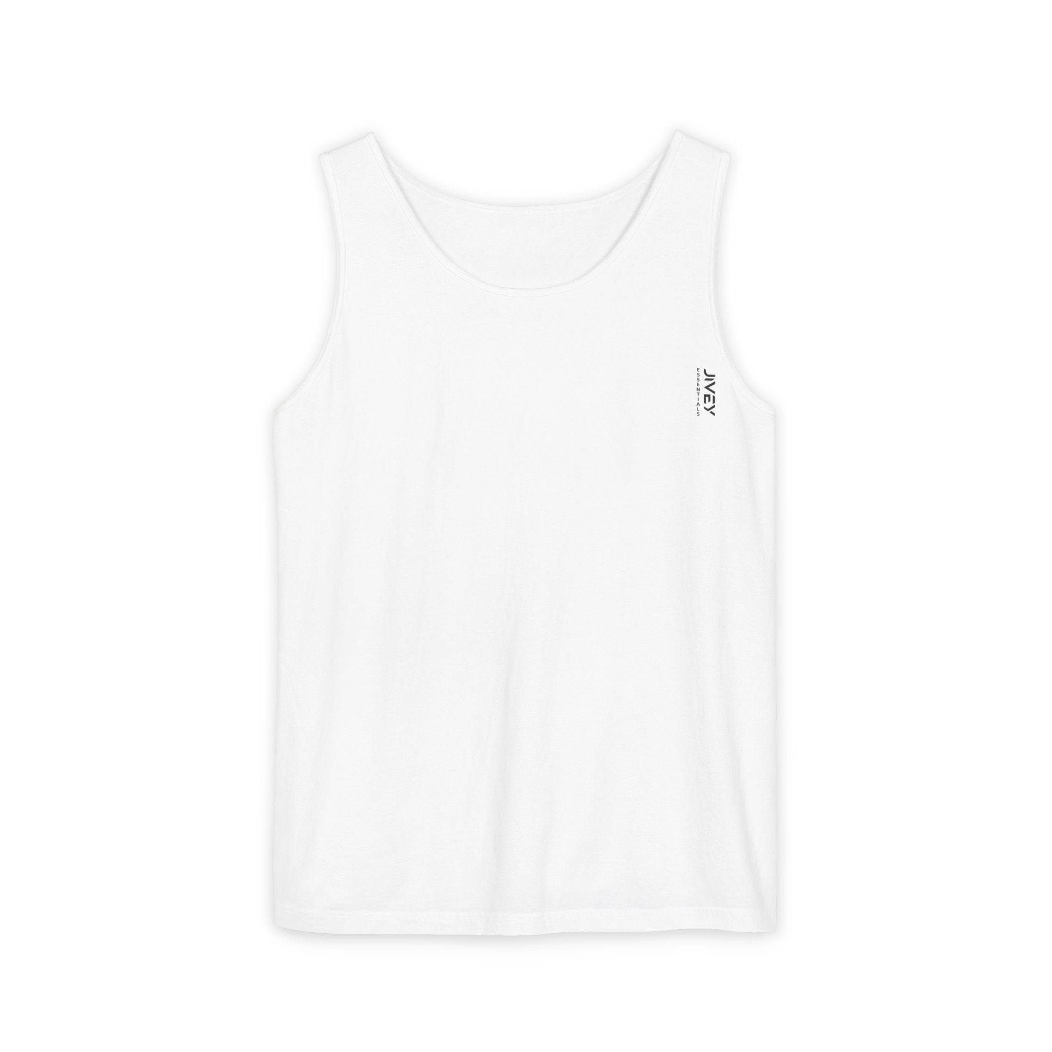 JIVEY Essentials Unisex Relaxed-fit Light Garment-Dyed Tank Top