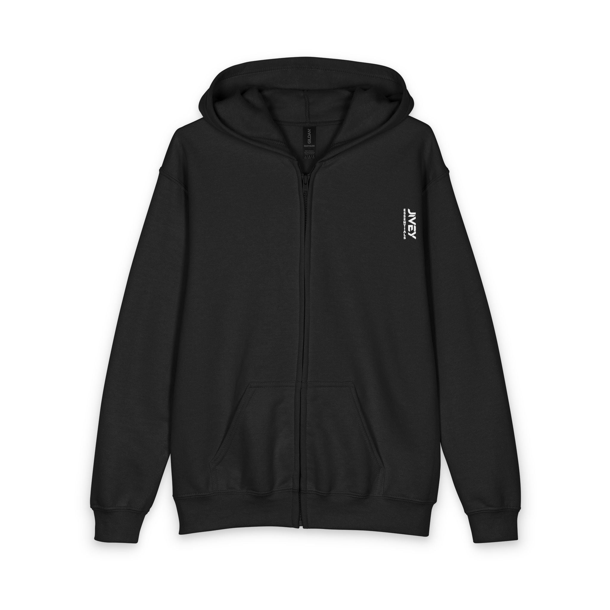 JIVEY Essentials Youth Heavy Blend Zipped Hoodie