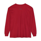 JIVEY Eminent Unisex Garment-dyed Long Sleeve Shirt