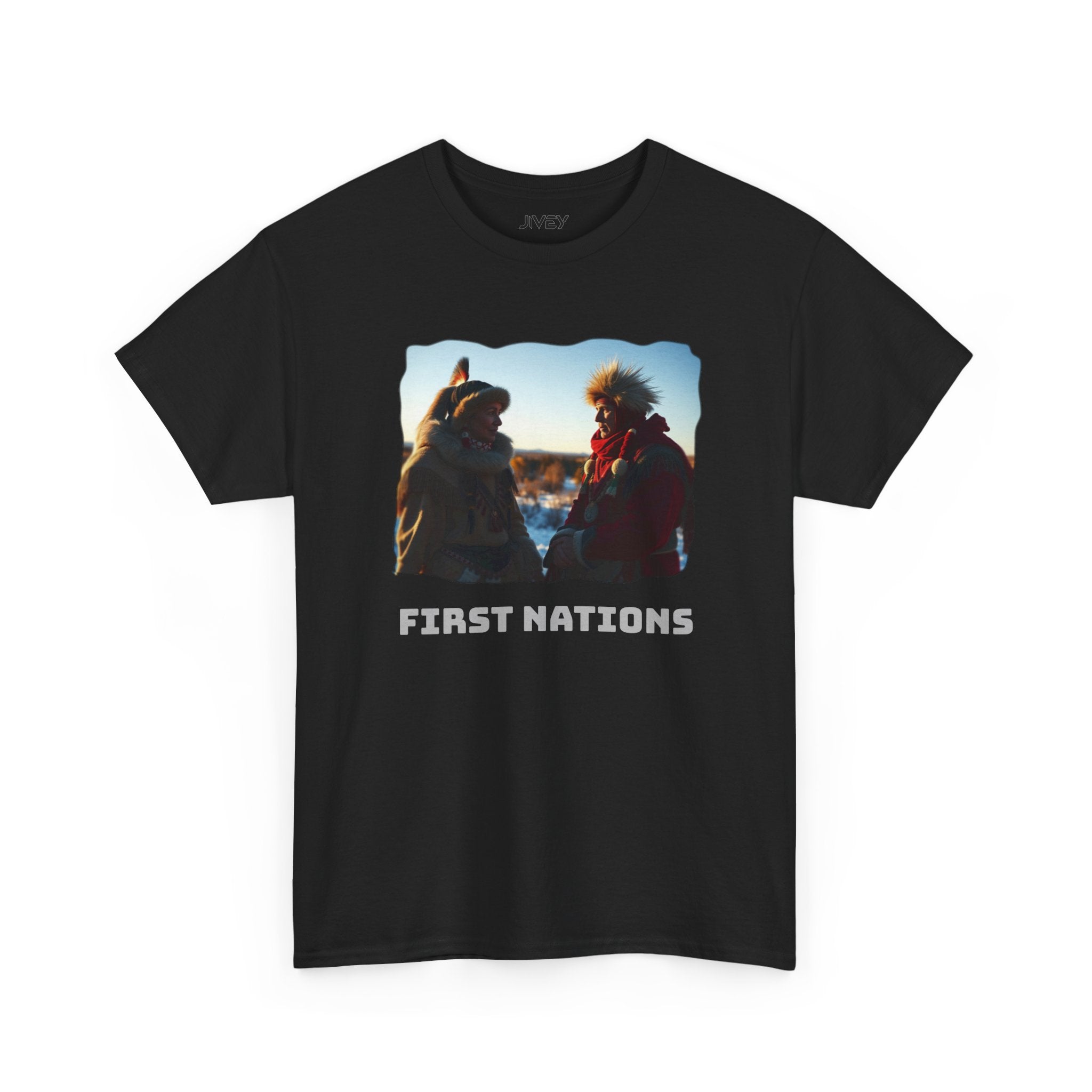 First Nations Inuit and Métis Indigenous Unisex Heavy Cotton Tee