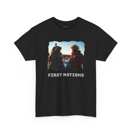 First Nations Inuit and Métis Indigenous Unisex Heavy Cotton Tee
