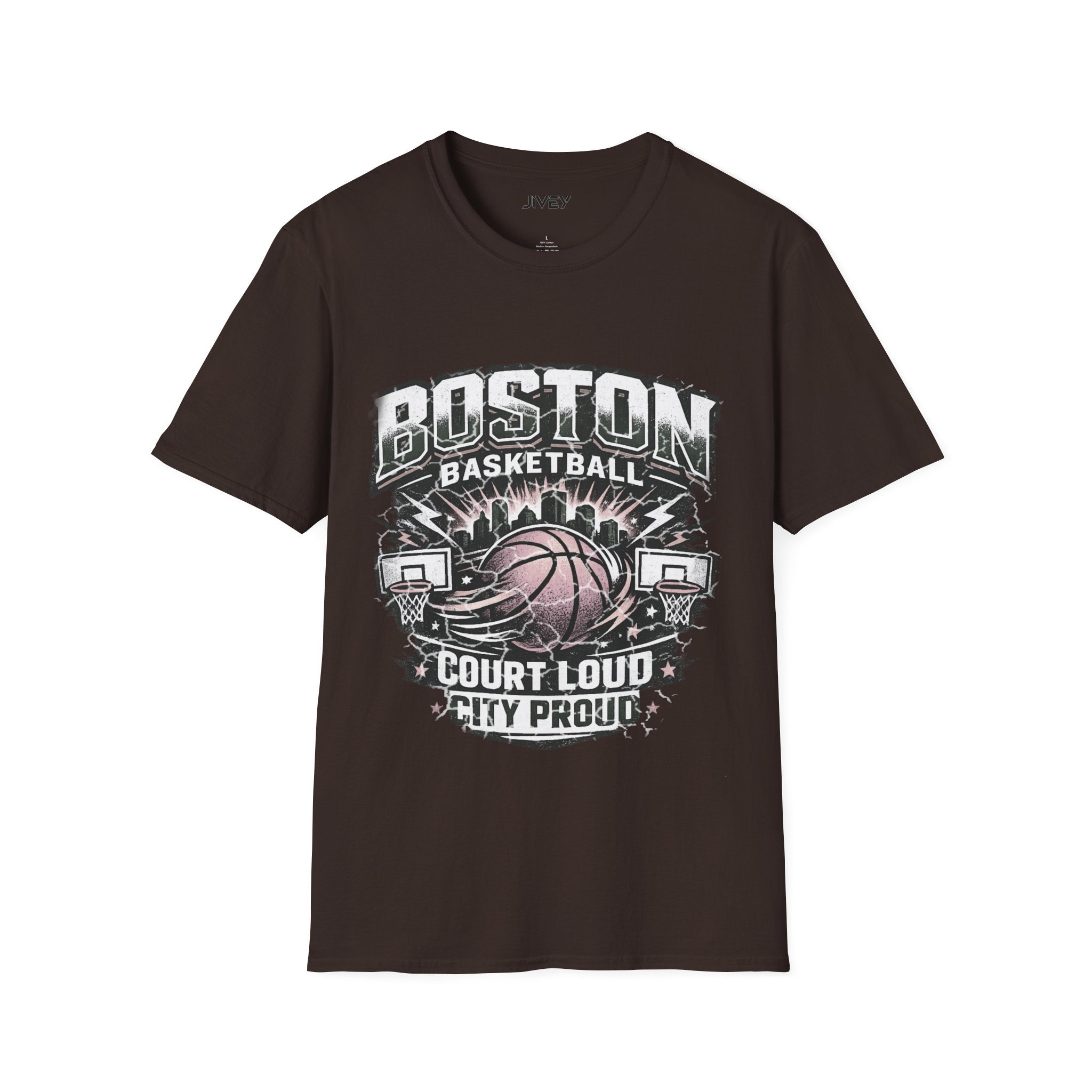 Boston Court Loud Basketball Tee