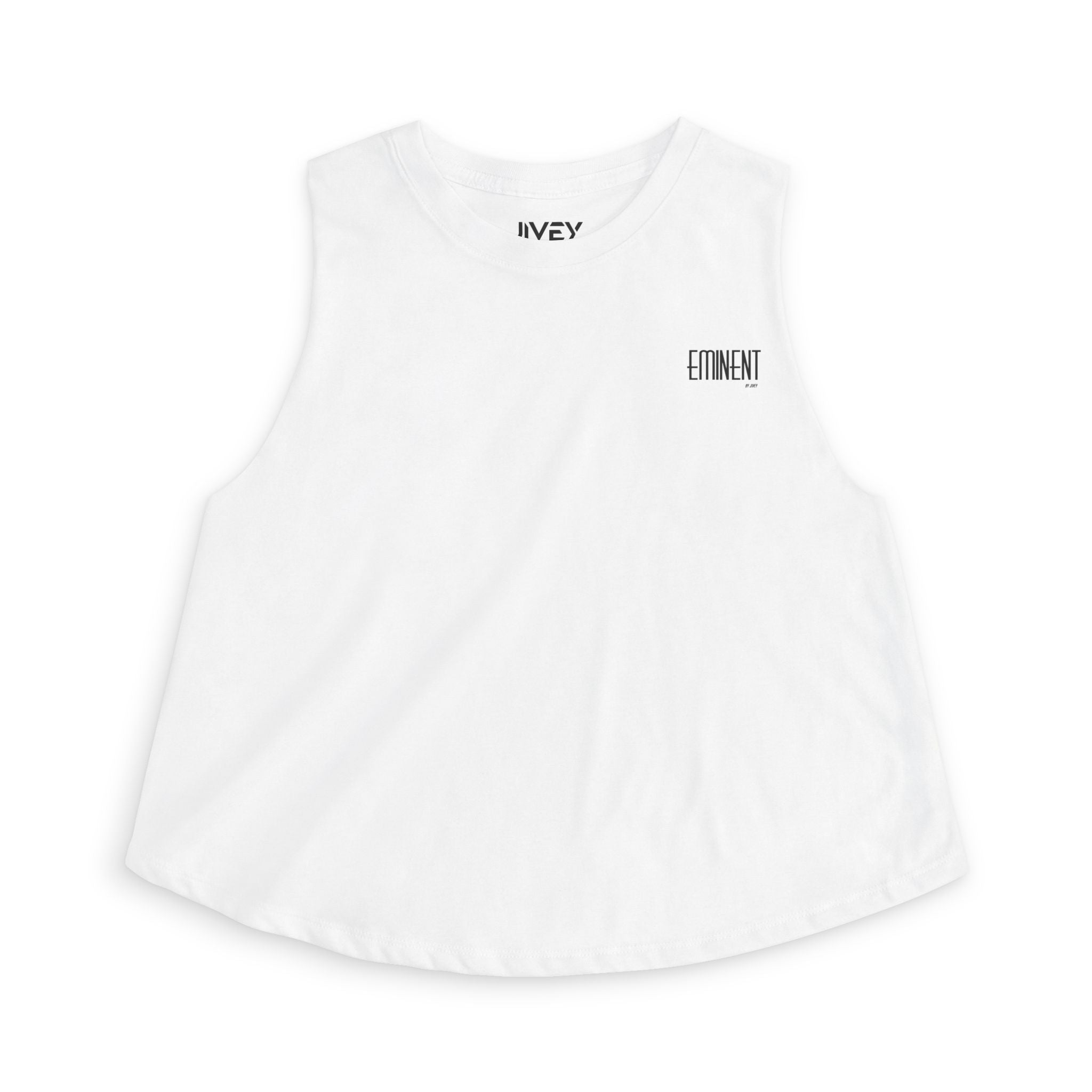 JIVEY Essentials Women's Relaxed-fit Extra Light Cotton Crop Top