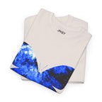 Butterfly Cosmos Silhouette Blue Lens Softstyle Cotton Tee