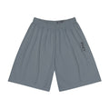 JIVEY Essentials Men’s Comfy-fit Moisture-wicking Steel Grey Sports Shorts