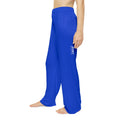 JIVEY Essentials Women's Light-fabric Brushed Poly Blueberry Blue Pajama Pants