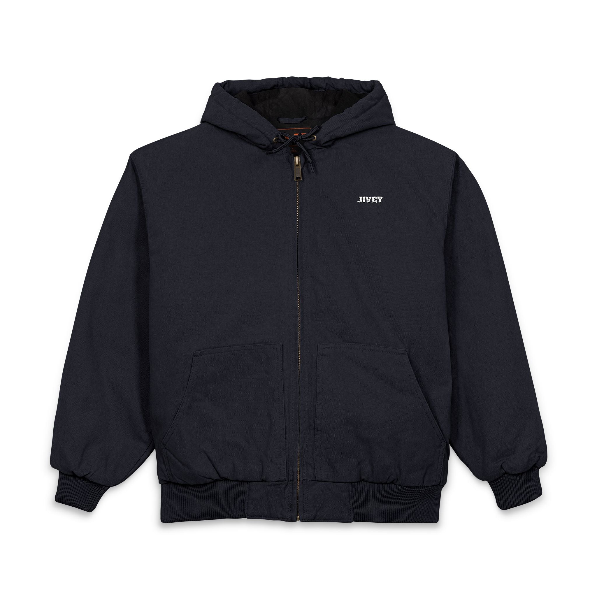 JIVEY Essentials Duck Cloth Hooded Work Jacket