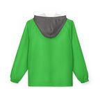 JIVEY Essentials Unisex Light-fabric Windbreaker Kelly Green Jacket