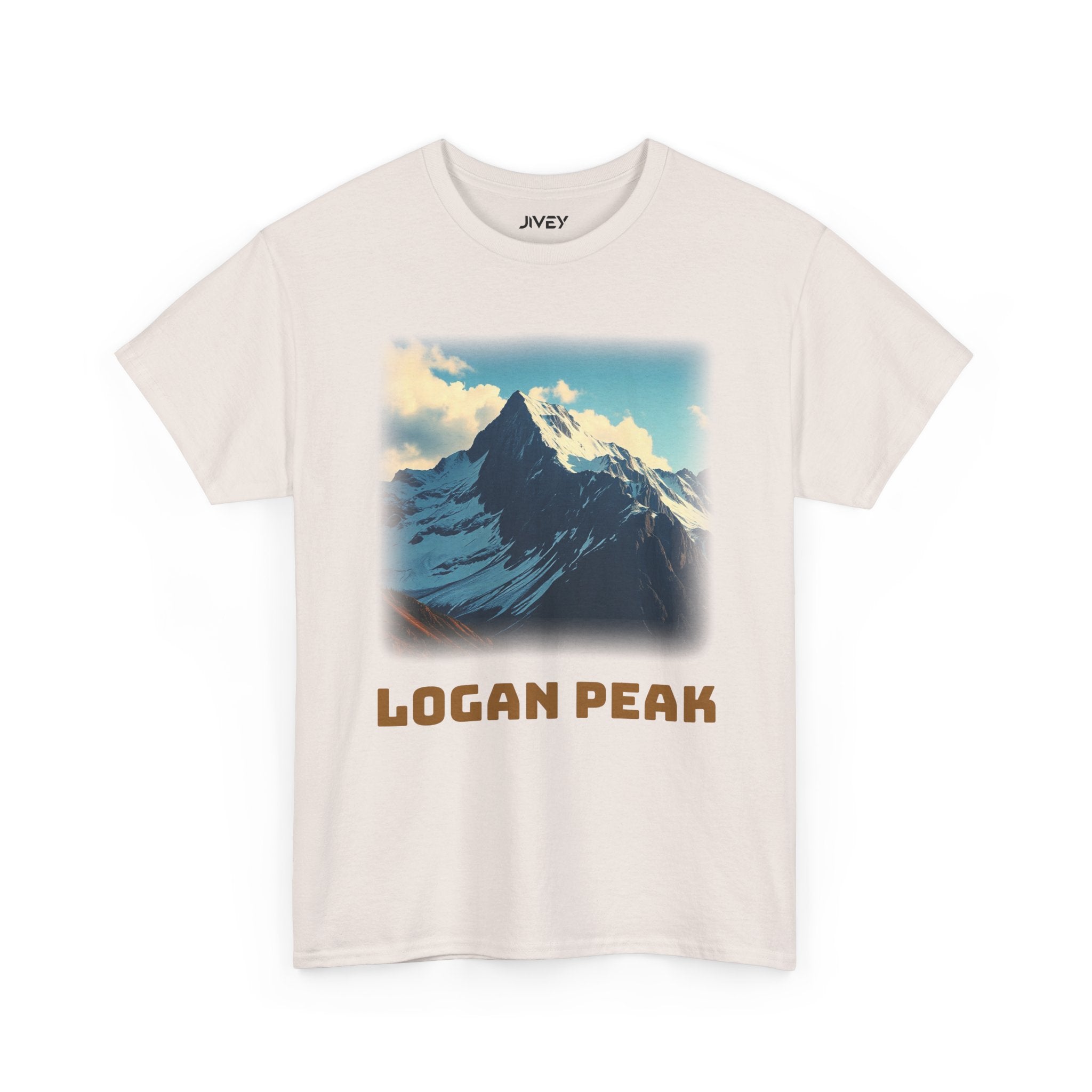 Mount Logan Peak Unisex Heavy Cotton Tee