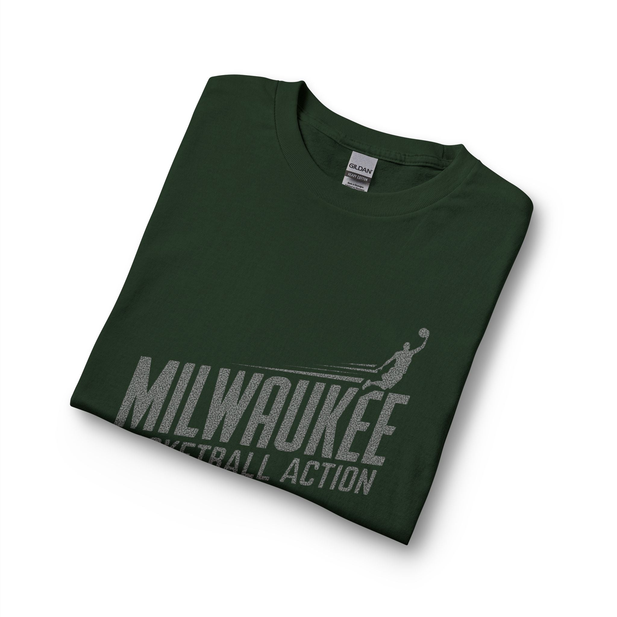 Milwaukee basketball Action dark long Sleeves