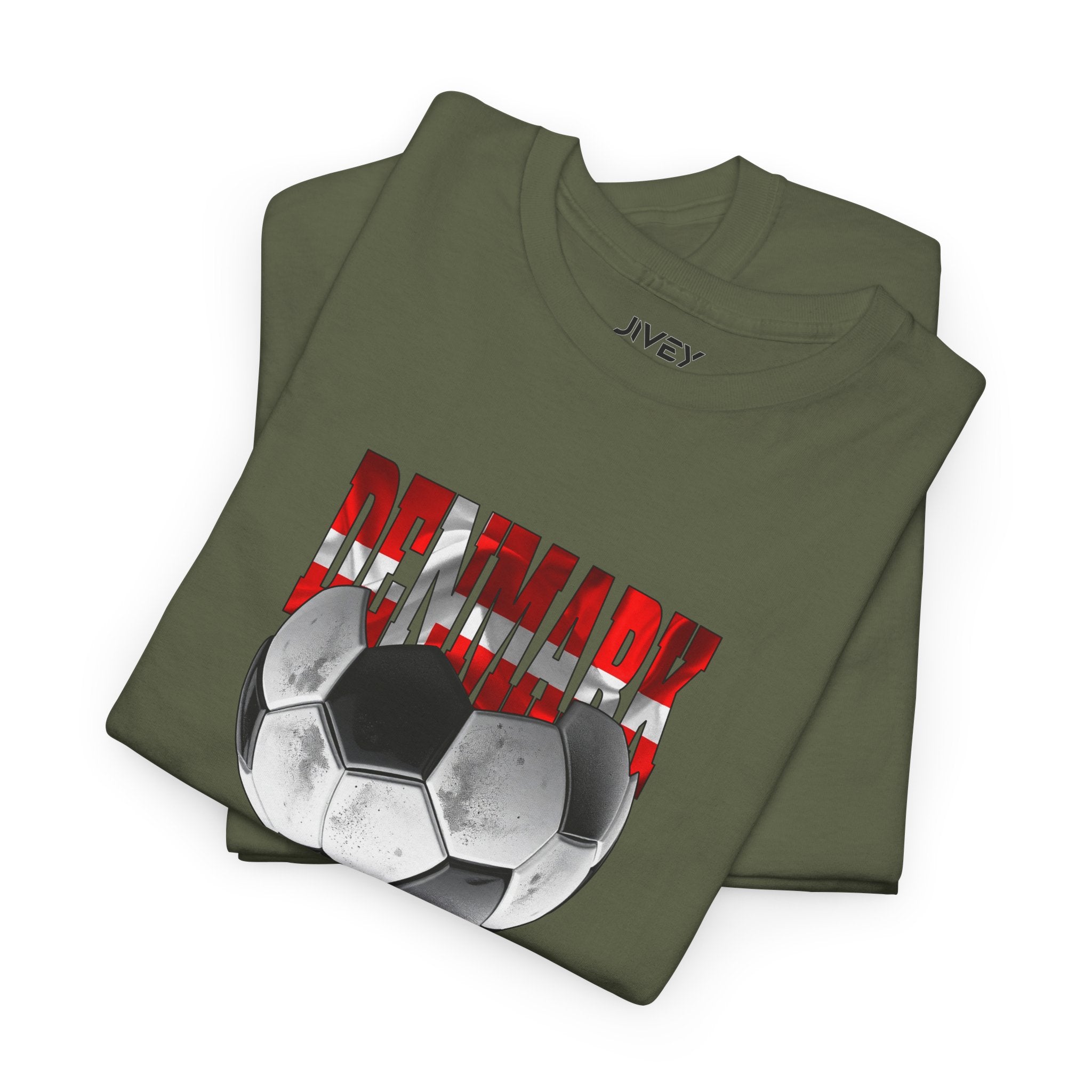 Denmark Soccer Fan Tee