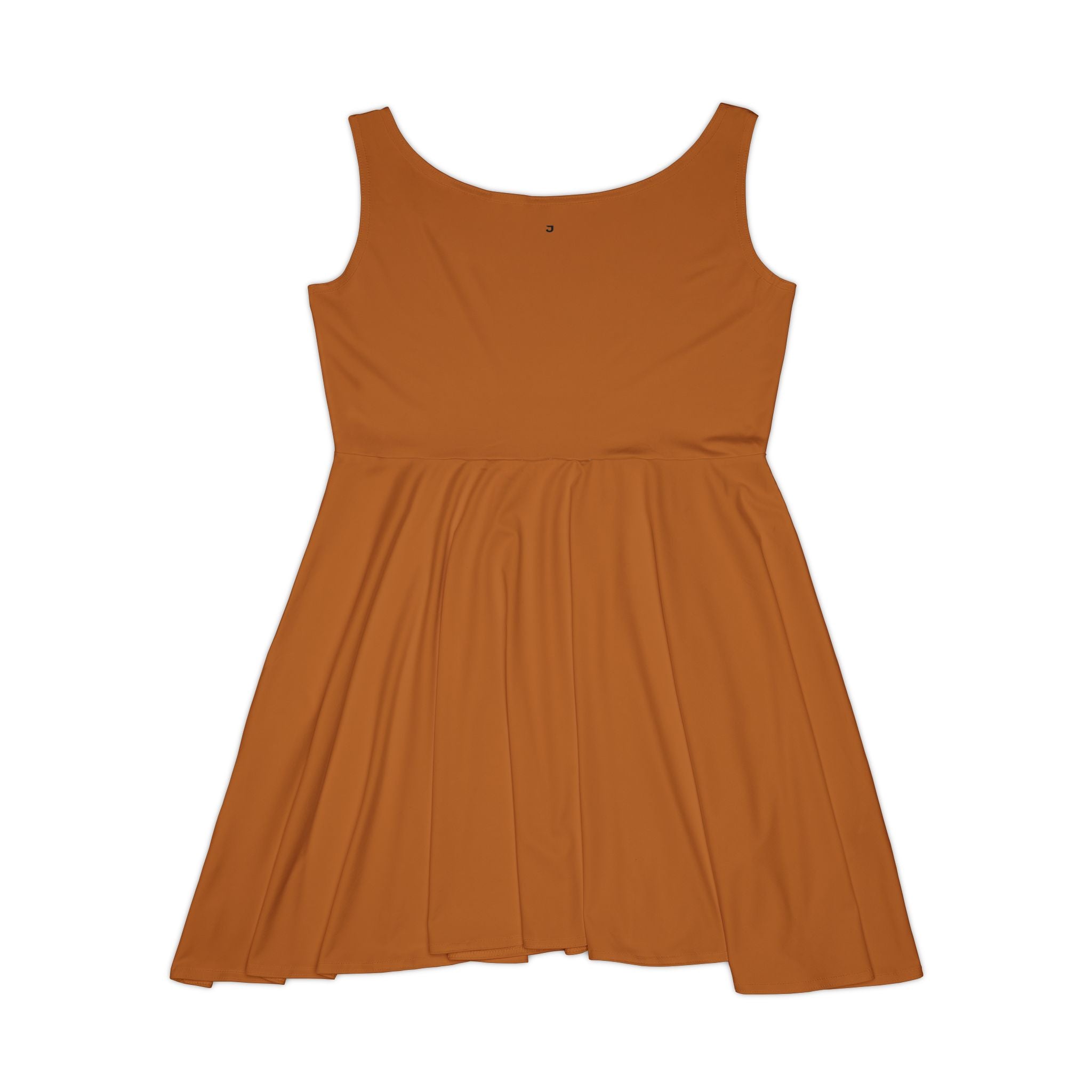 JIVEY Eminent Mid-length Comfy Brown Skater Dress