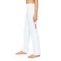 JIVEY Essentials Light-fabric Brushed Poly White Kids Lounge Pants