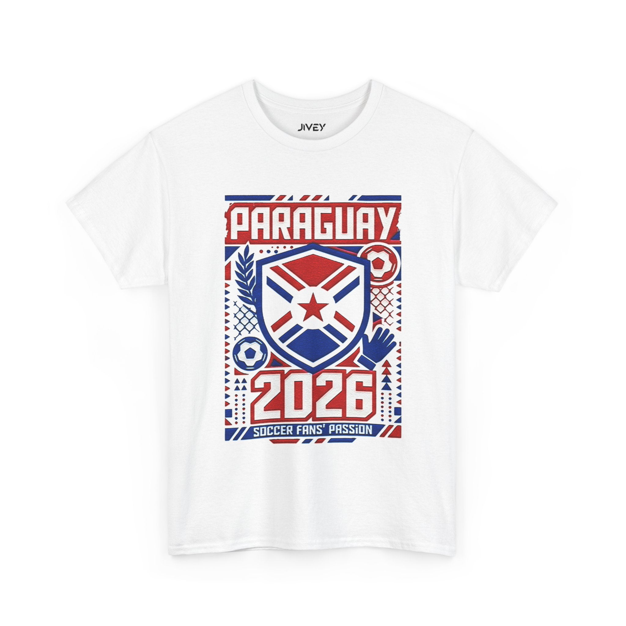 Paraguay Soccer Fan Tee