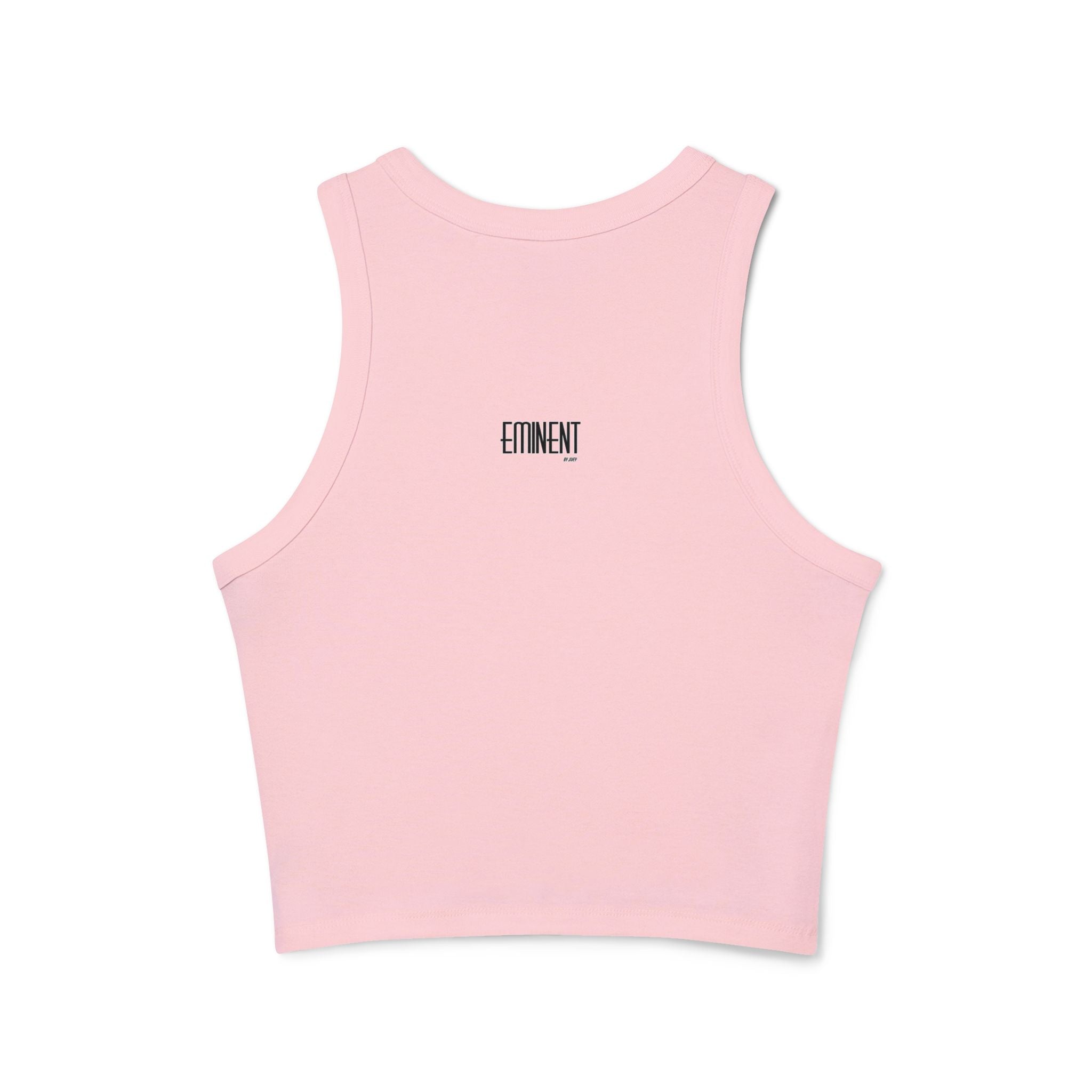 JIVEY Eminent Women's Light-fabric Micro Rib Racer Tank Top