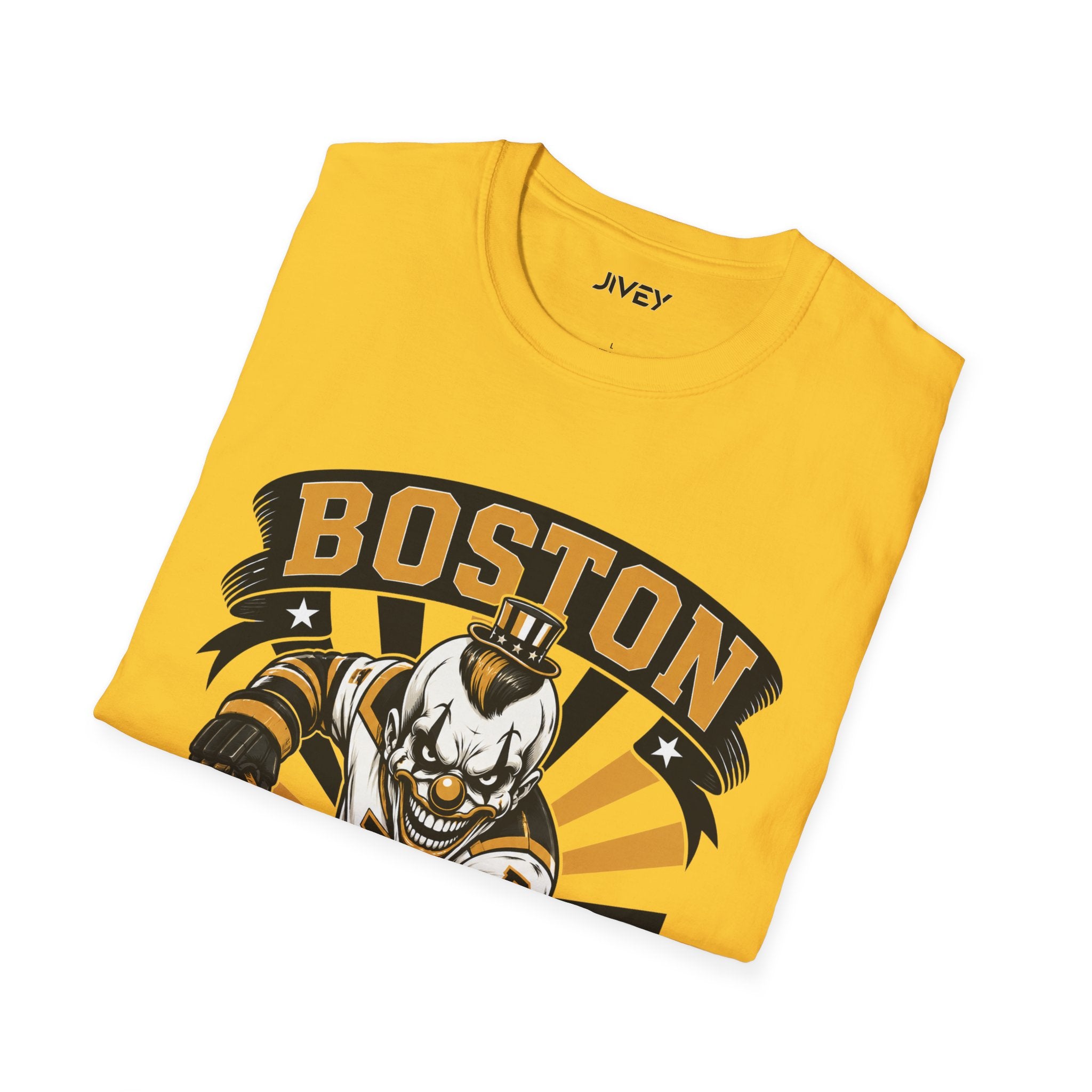 Boston slapshot Savage Hockey Yella tones Tee