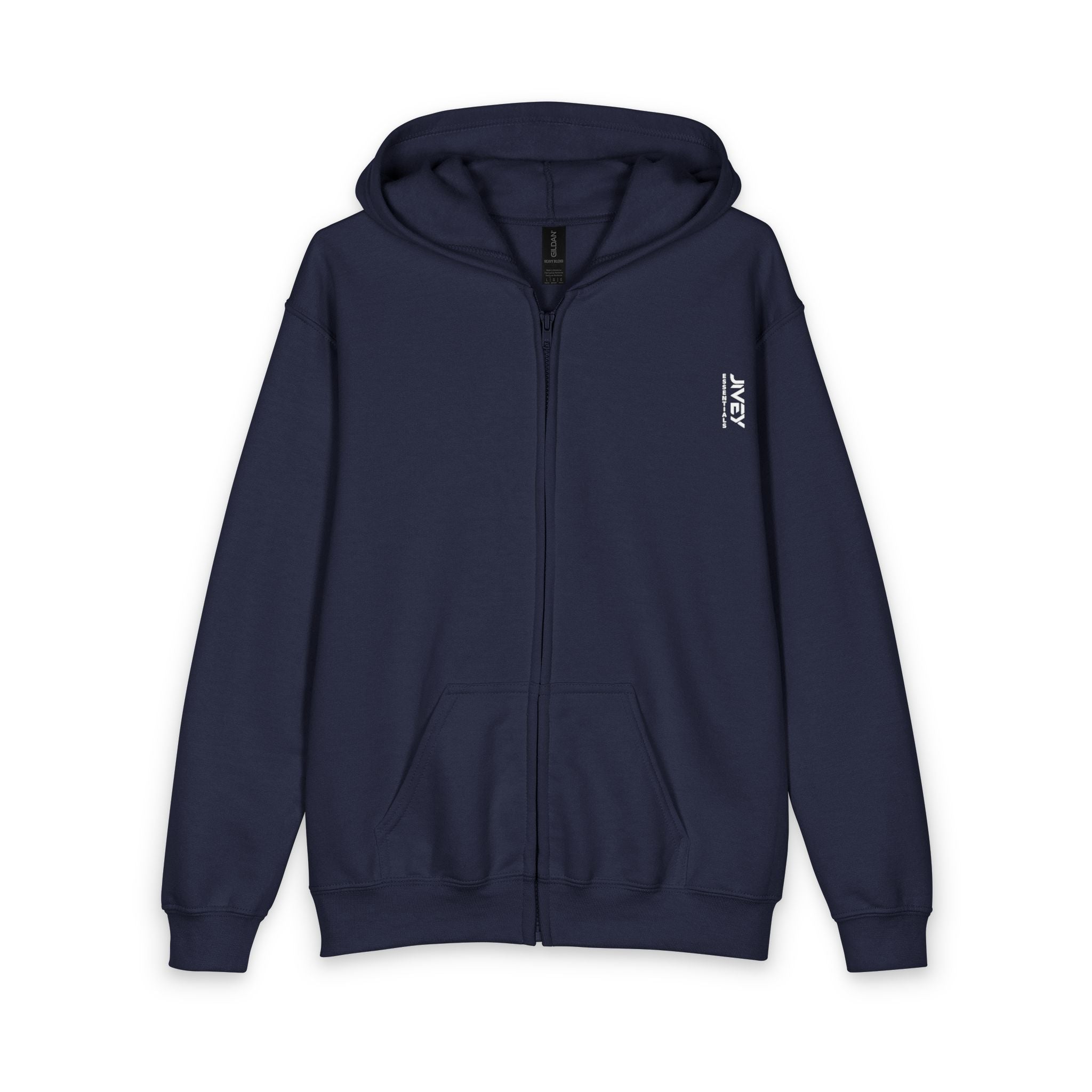 JIVEY Essentials Youth Heavy Blend Zipped Hoodie