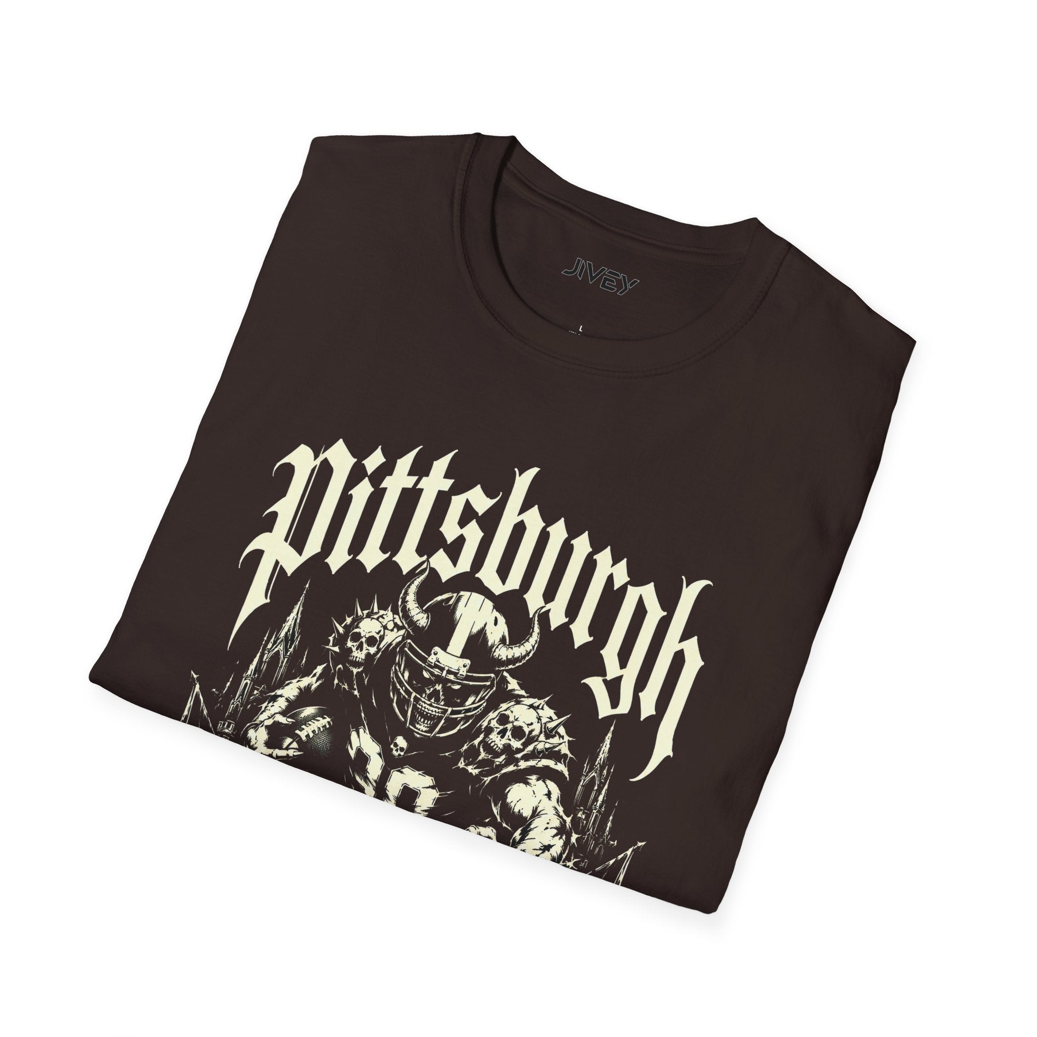 Pittsburgh Gothic Football Dark Tee