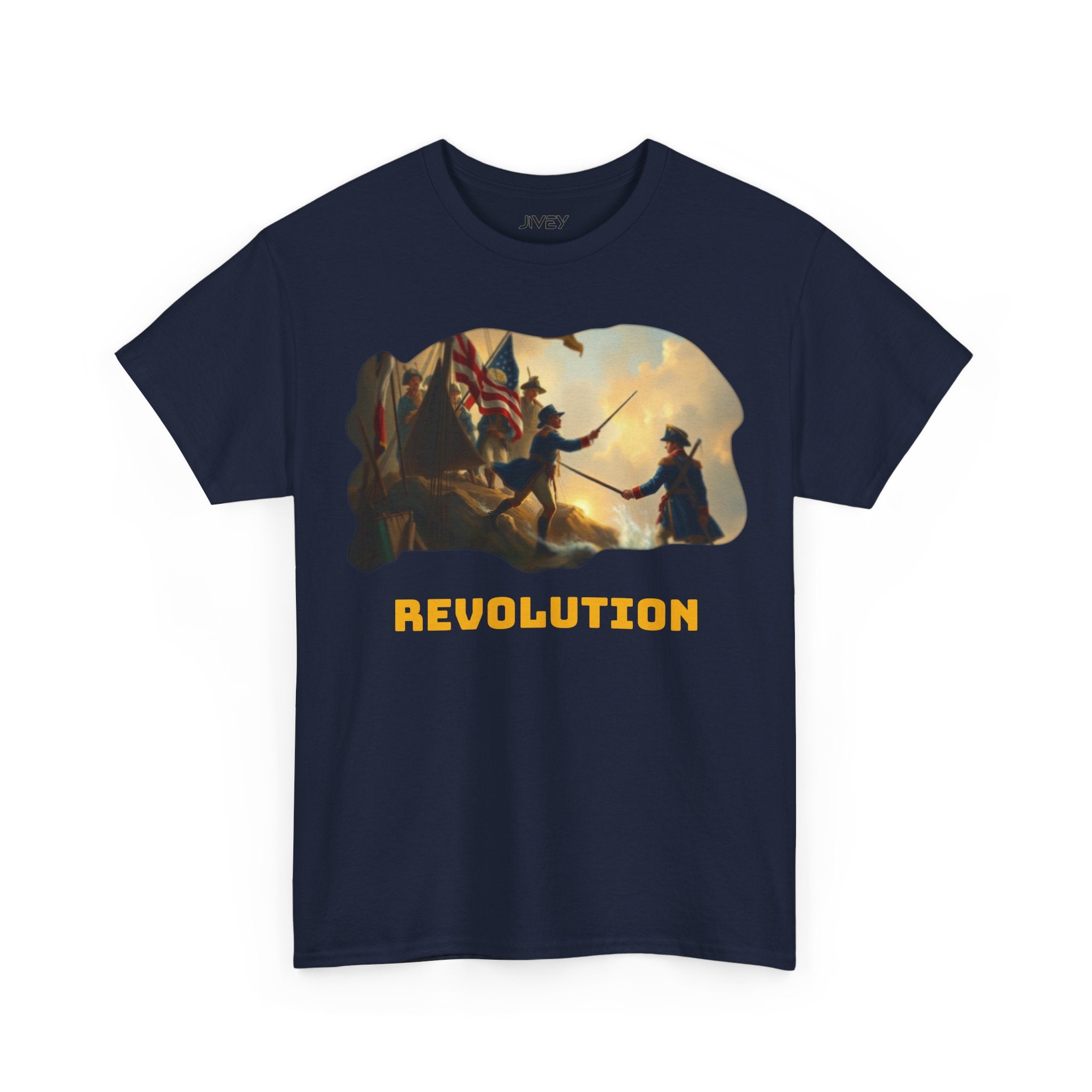 Revolutionary War Unisex Heavy Cotton Tee