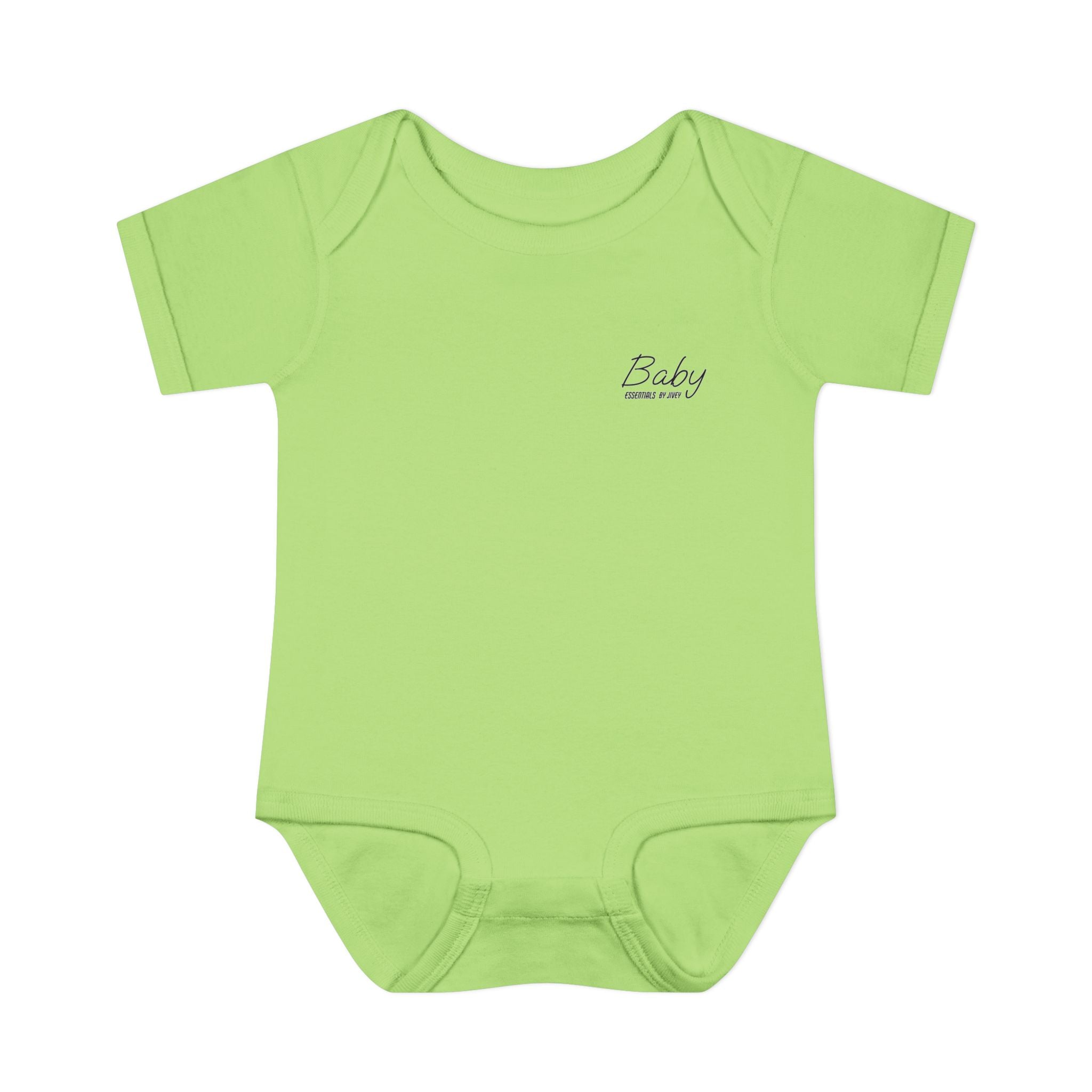 JIVEY Essentials Infant Baby Rib Short Sleeves Bodysuit