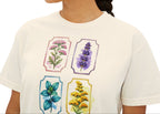 Art Print Crew Neck  Tee
