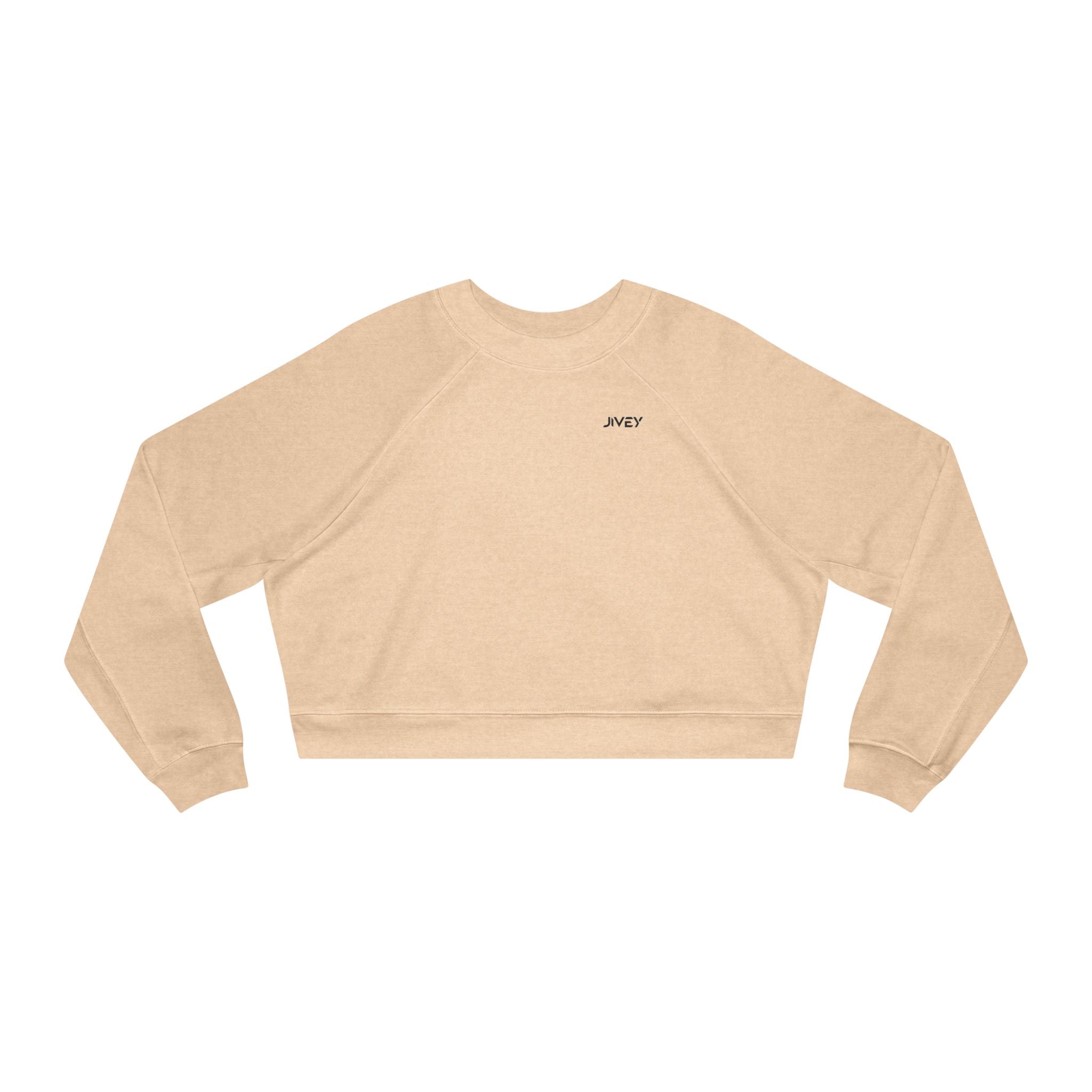 JIVEY Essentials Women's Cropped Fleece Pullover Sweatshirt