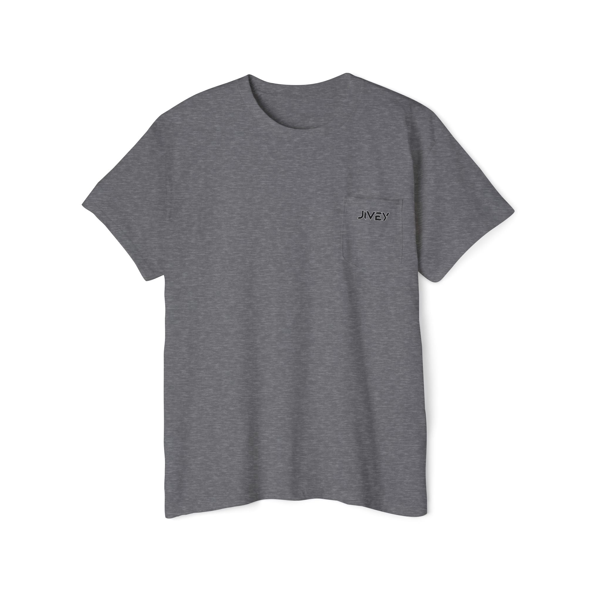 JIVEY Essentials Unisex Heavy Cotton Pocket Tee