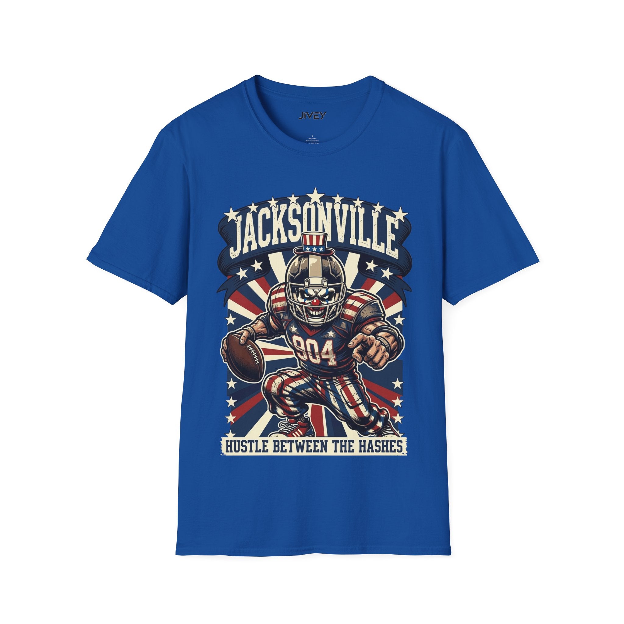 Jacksonville Hustle Football Tee