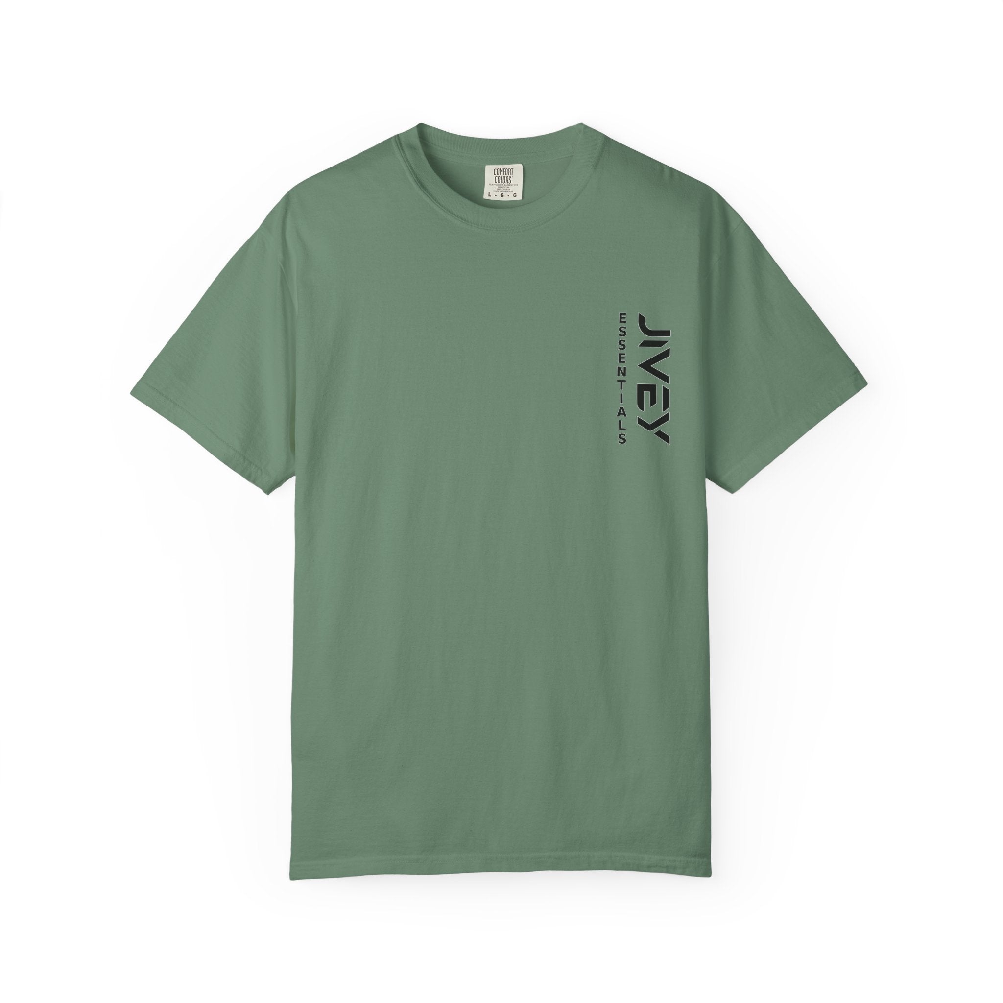 JIVEY Essentials Unisex Garment-Dyed Durable Ring-spun Cotton T-shirt