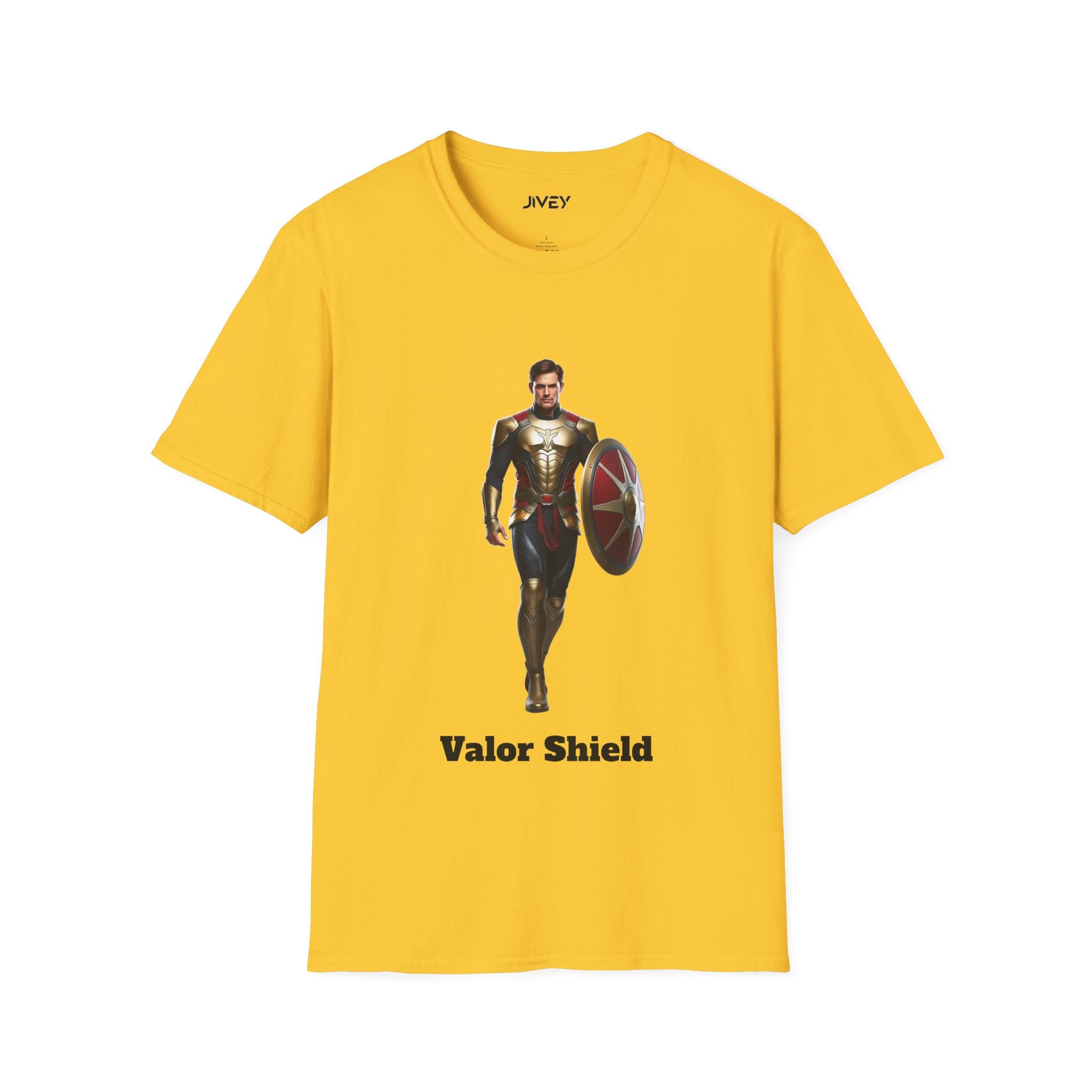 Valor Shield Superhero Softstyle Tee