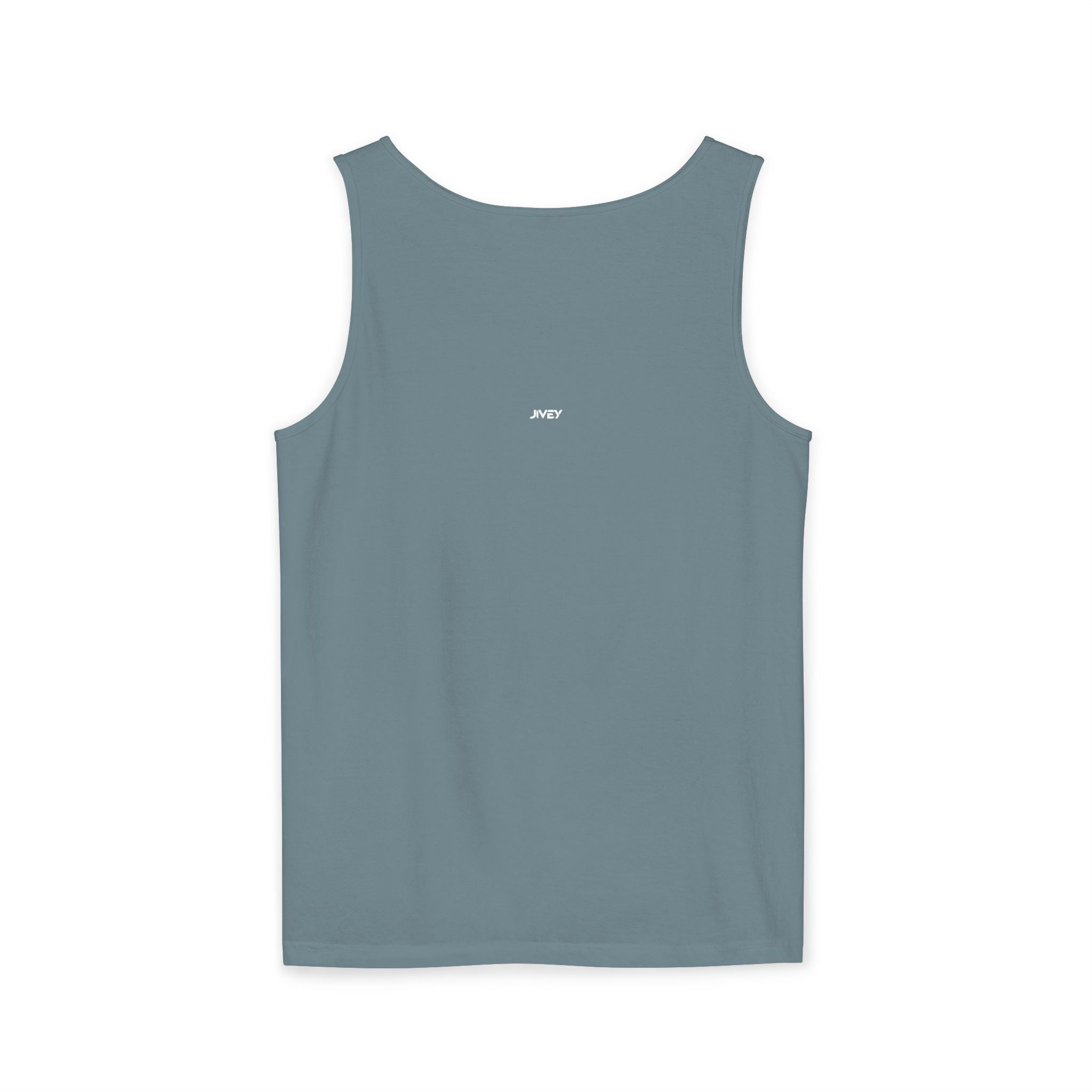 JIVEY Essentials Unisex Relaxed-fit Dark Garment-Dyed Tank Top