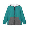 JIVEY Essentials Unisex Light-fabric Windbreaker Teal Jacket