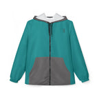 JIVEY Essentials Unisex Light-fabric Windbreaker Teal Jacket