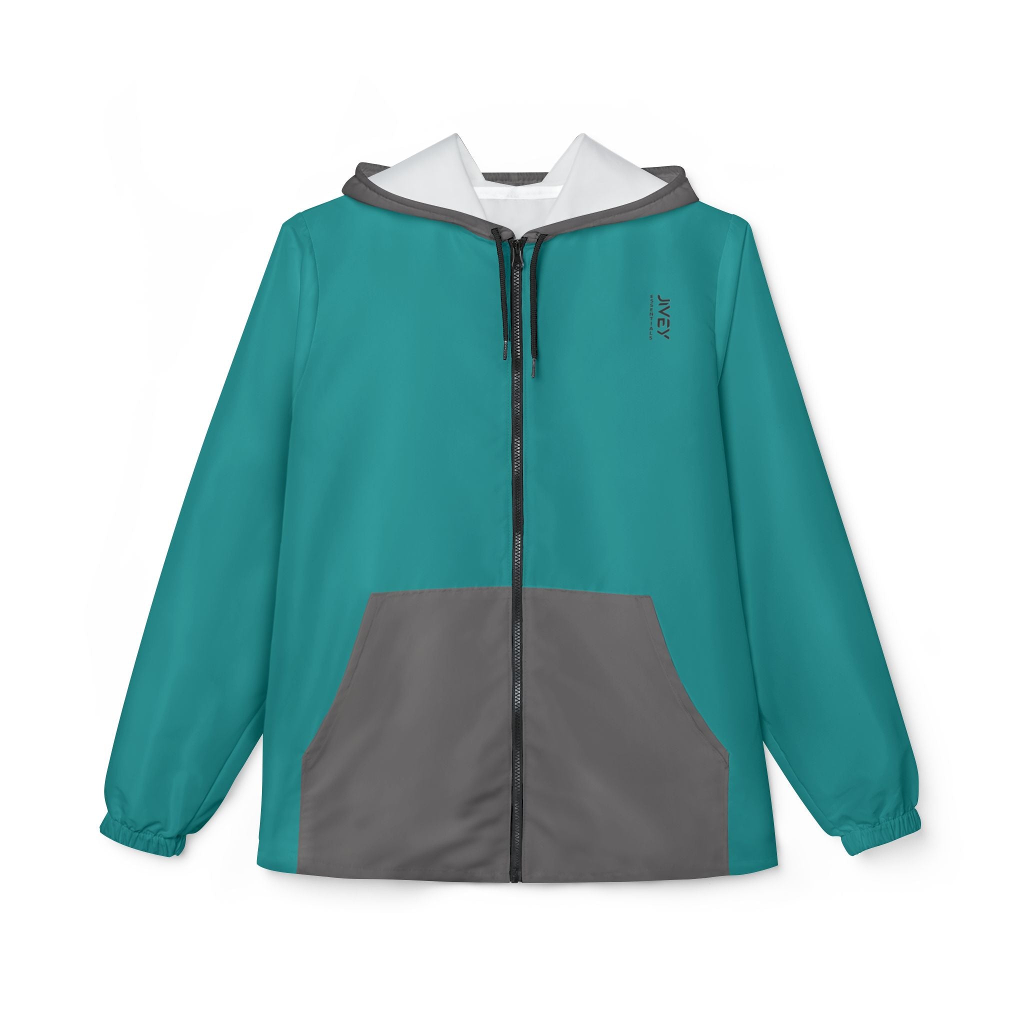 JIVEY Essentials Unisex Light-fabric Windbreaker Teal Jacket
