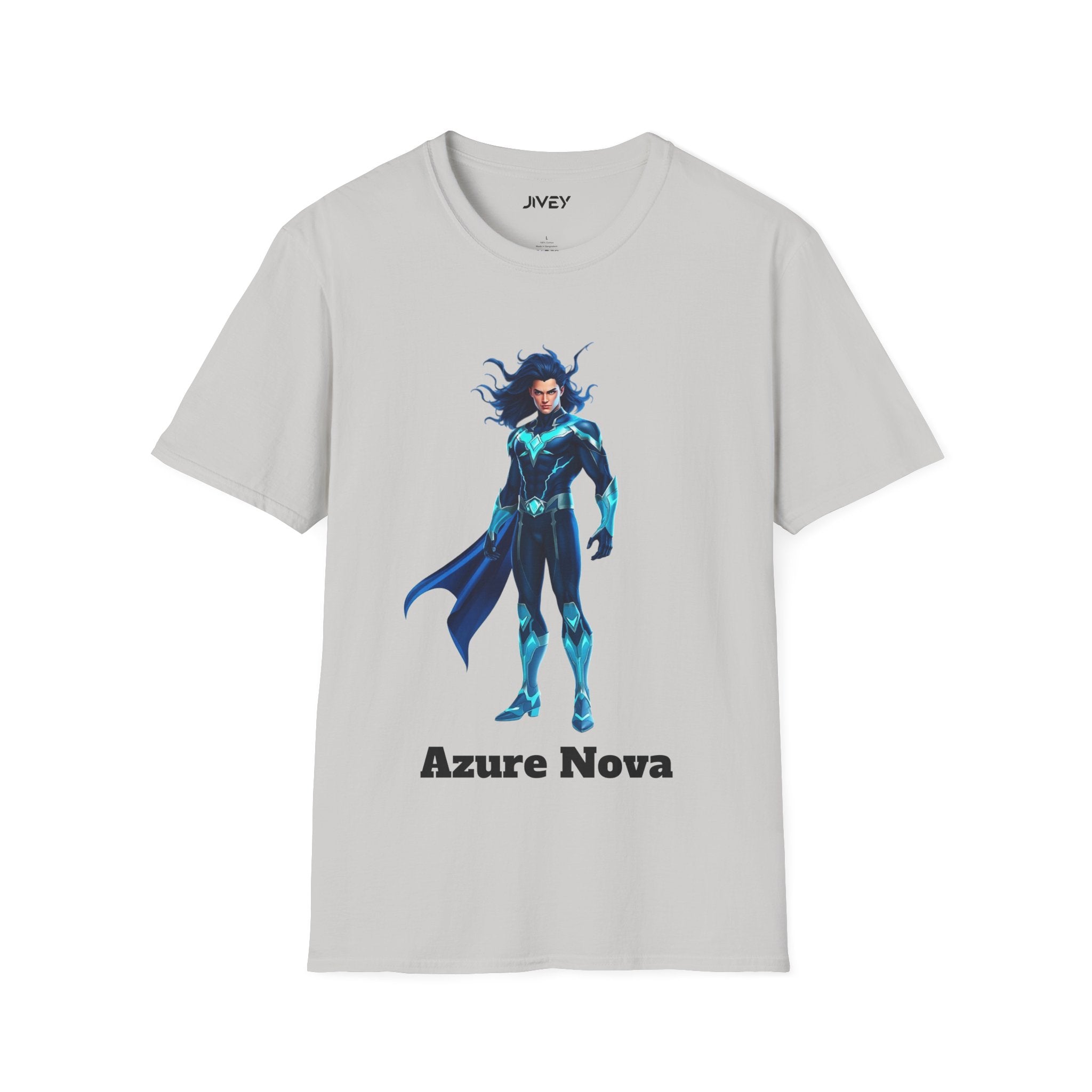 Azure Nova Superhero Softstyle Tee